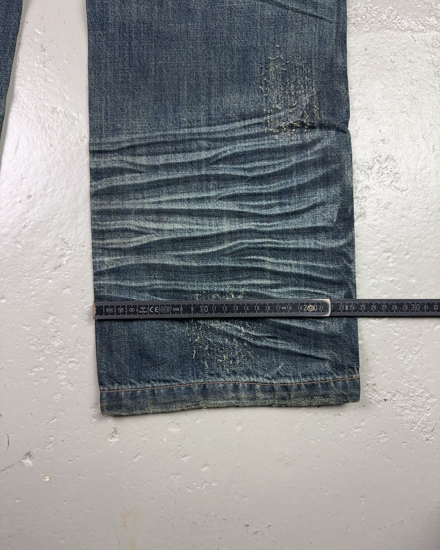 2000's New Sail Japanese Archive Baggy Jeans *very rare 32x34 (M)