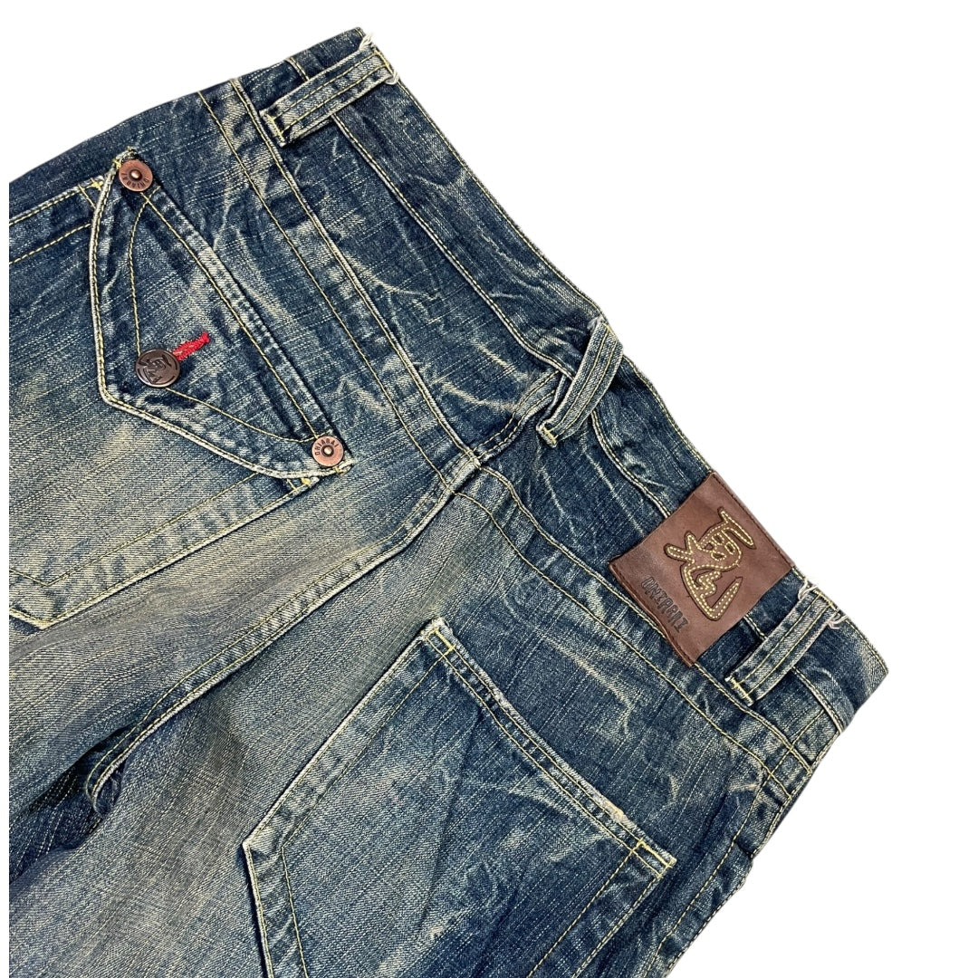 2000‘s Oniarai Japanese Archive Baggy Jeans *very rare 32x32