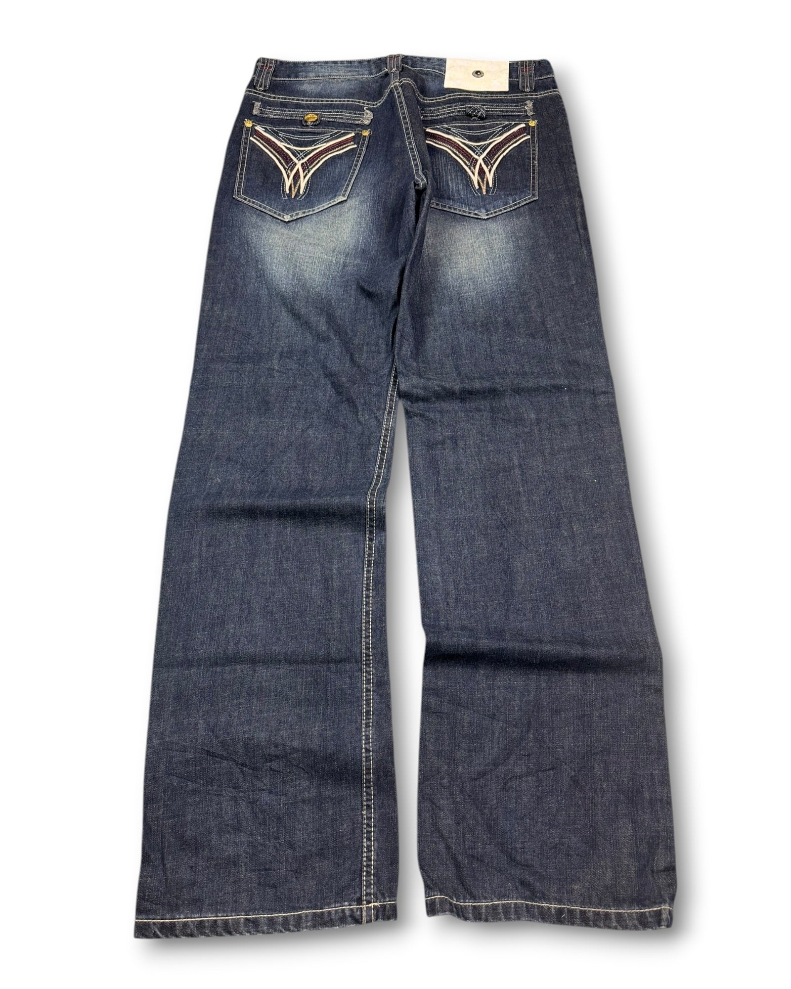 2000's Vgso Straight/Baggy Japanese Jeans *rare 34x34 (L)