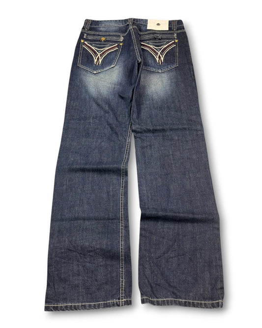 2000's Vgso Straight/Baggy Japanese Jeans *rare 34x34 (L)