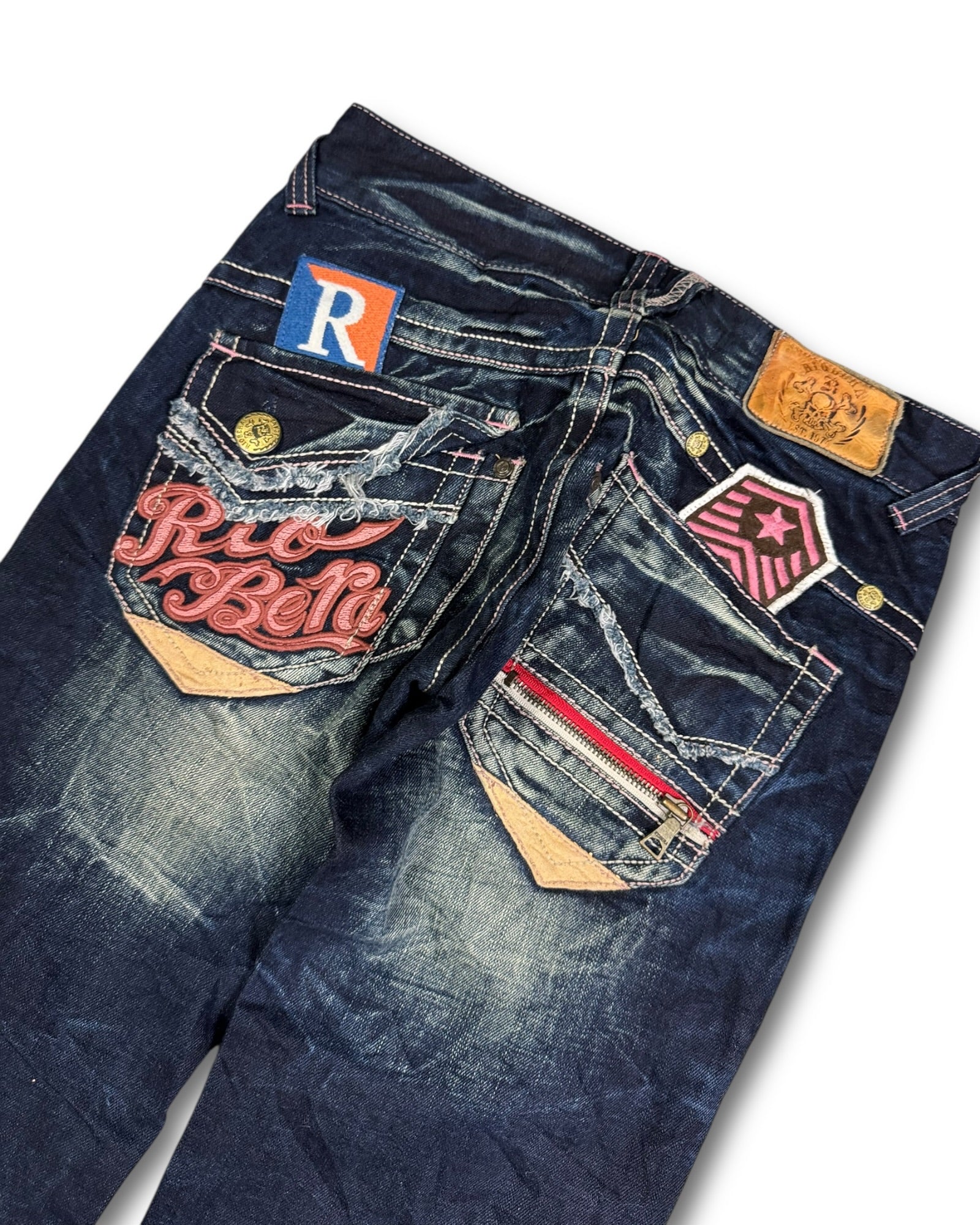 2000's Riobera Low Waist/Bootcut Japanese Archive Jeans Women's *extremely rare 30x30 (M)