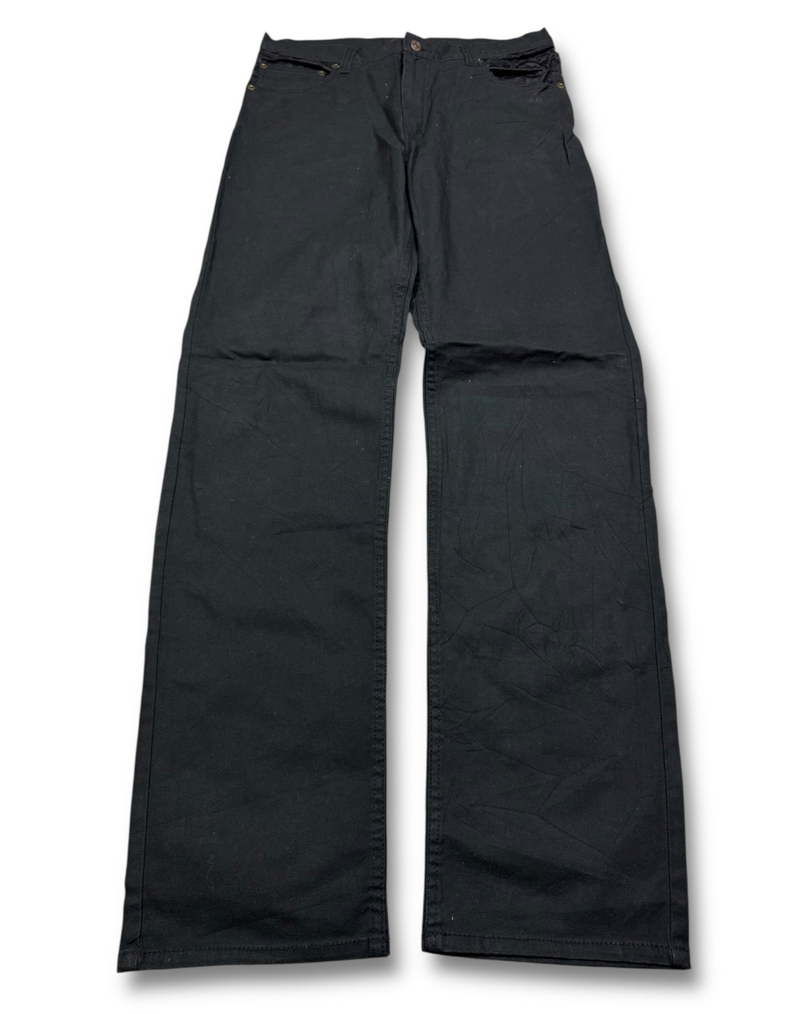 2000's Japanese Straight Jeans *rare 32x34 (M)