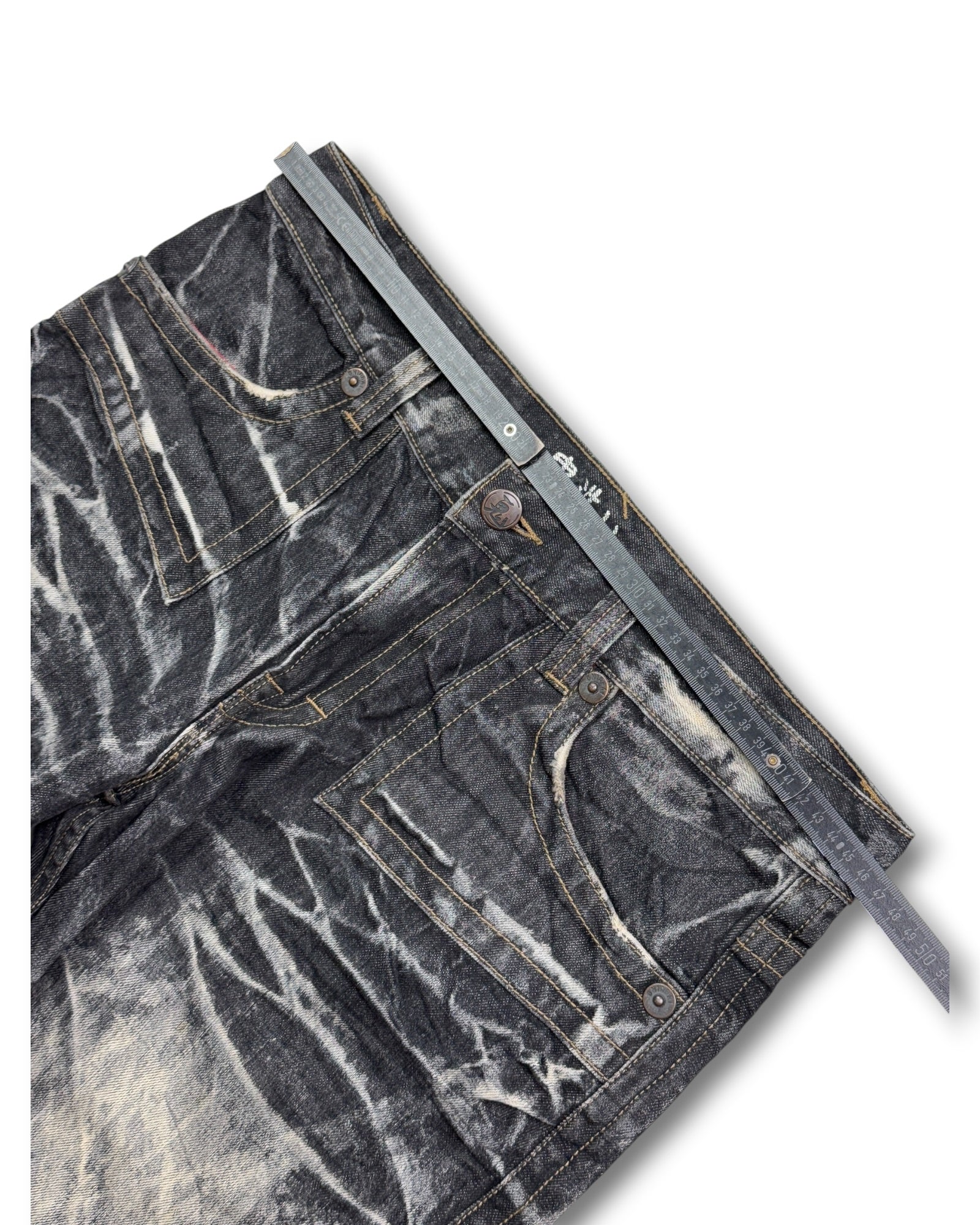 2000's Oniarai Japanese Baggy Jeans *very rare 36x30 (XL)