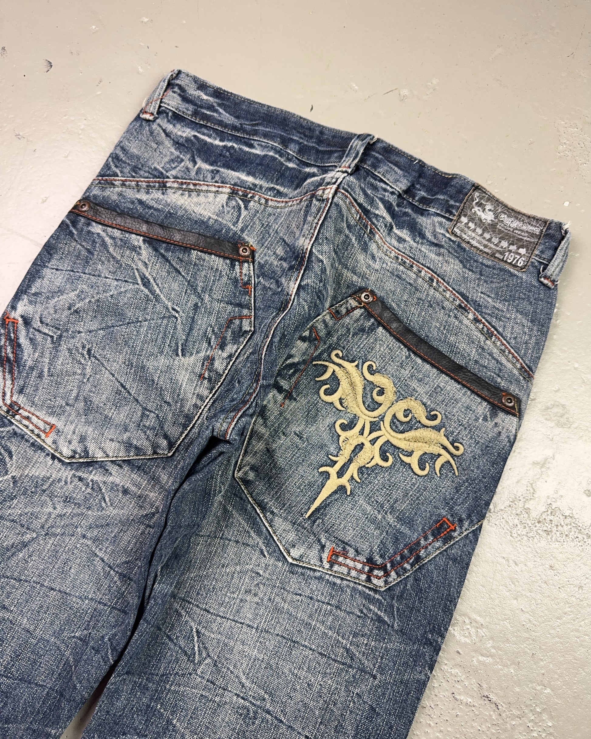 2000's Eightmun Japanese Archive Straight/Baggy Jeans *very rare 30x32 (M)