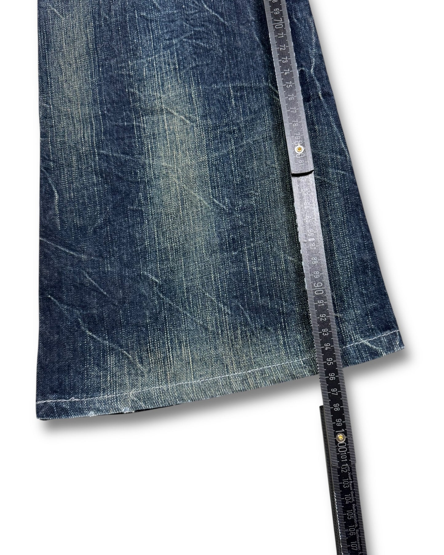 2000's Brappers Low Waist/Flared Japanese Archive Jeans Women's *very rare 26x28 (XS)