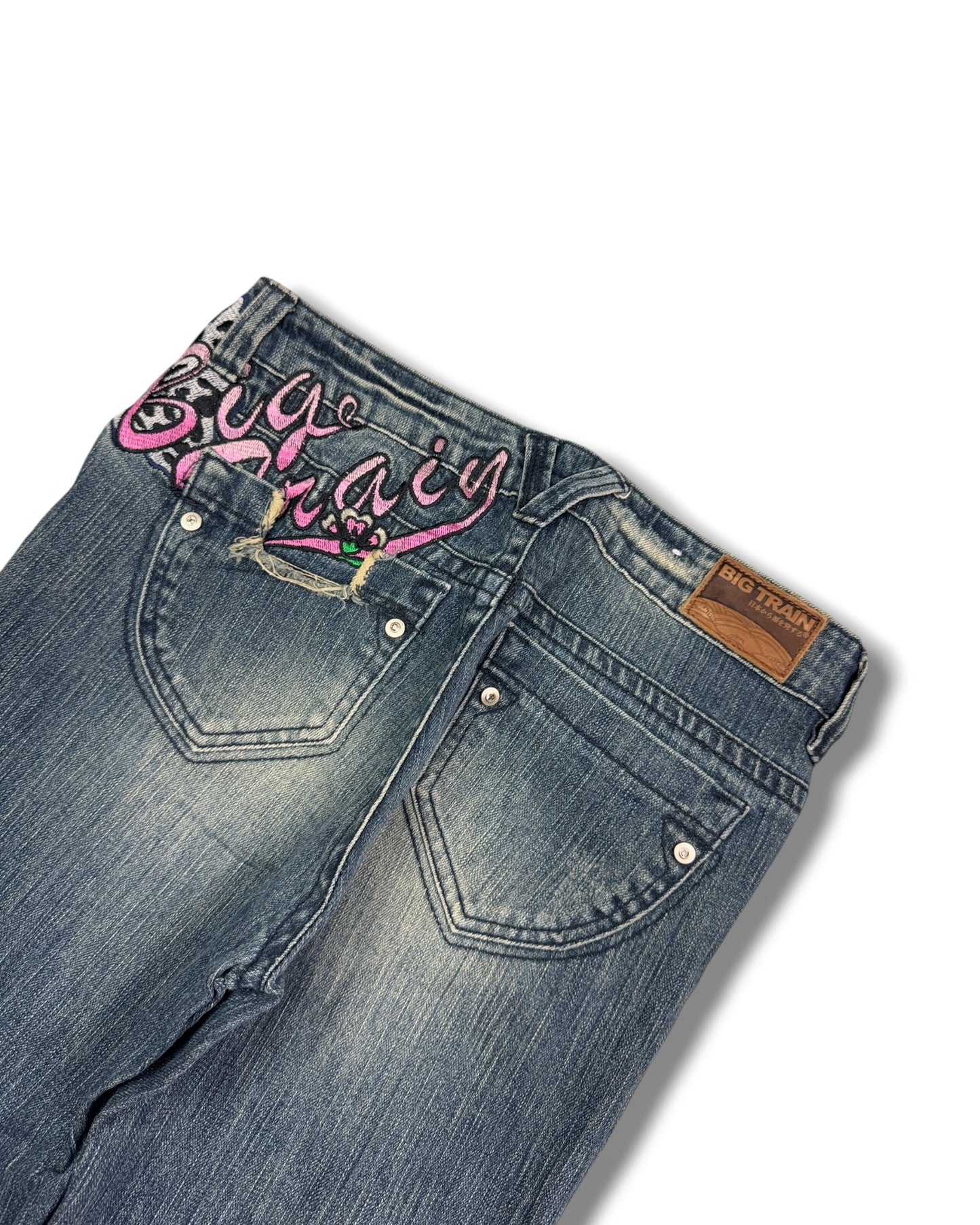 2000's Big Train Low Waist/Bootcut Jeans Women's *rare W28 (S)