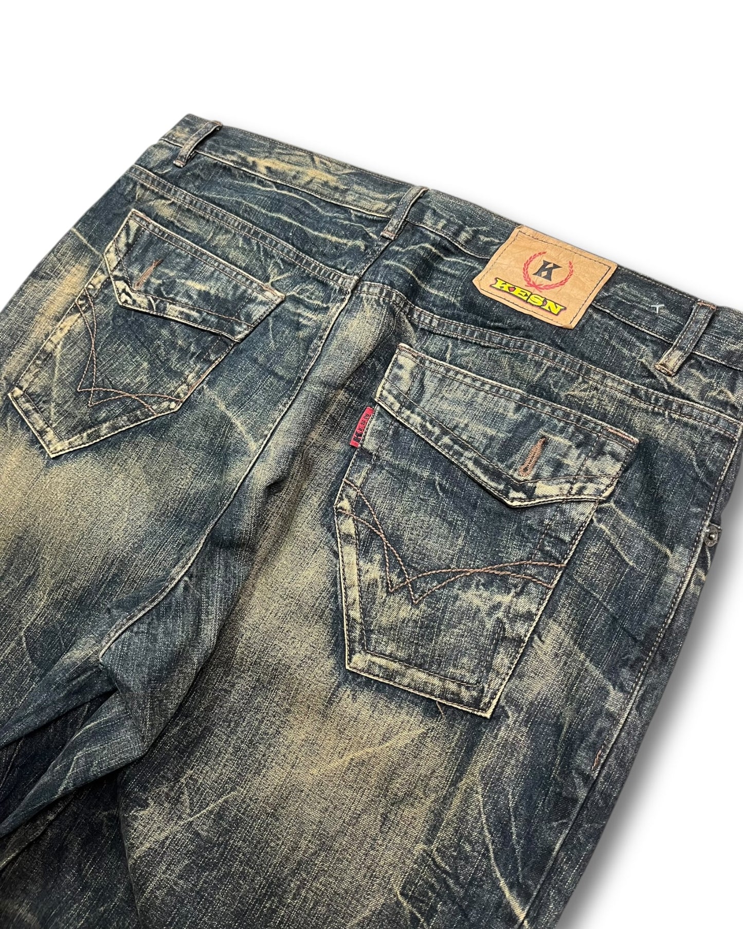 2000's Kesn Baggy Japanese Archive Jeans *rare 40x34 (3XL)