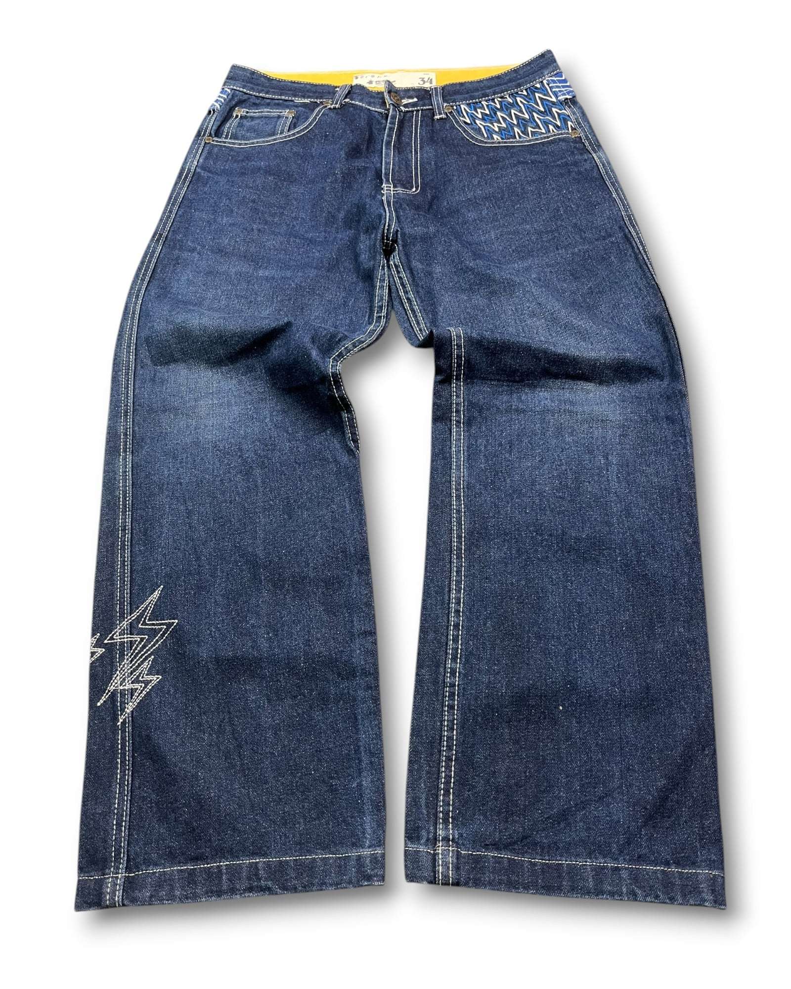 2000's Cock & Bull Baggy Hip Hop Jeans *very rare 32x28 (M)