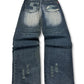 2000's Sheng Yue Han Straight Japanese Style Jeans *rare 28x32 (S)