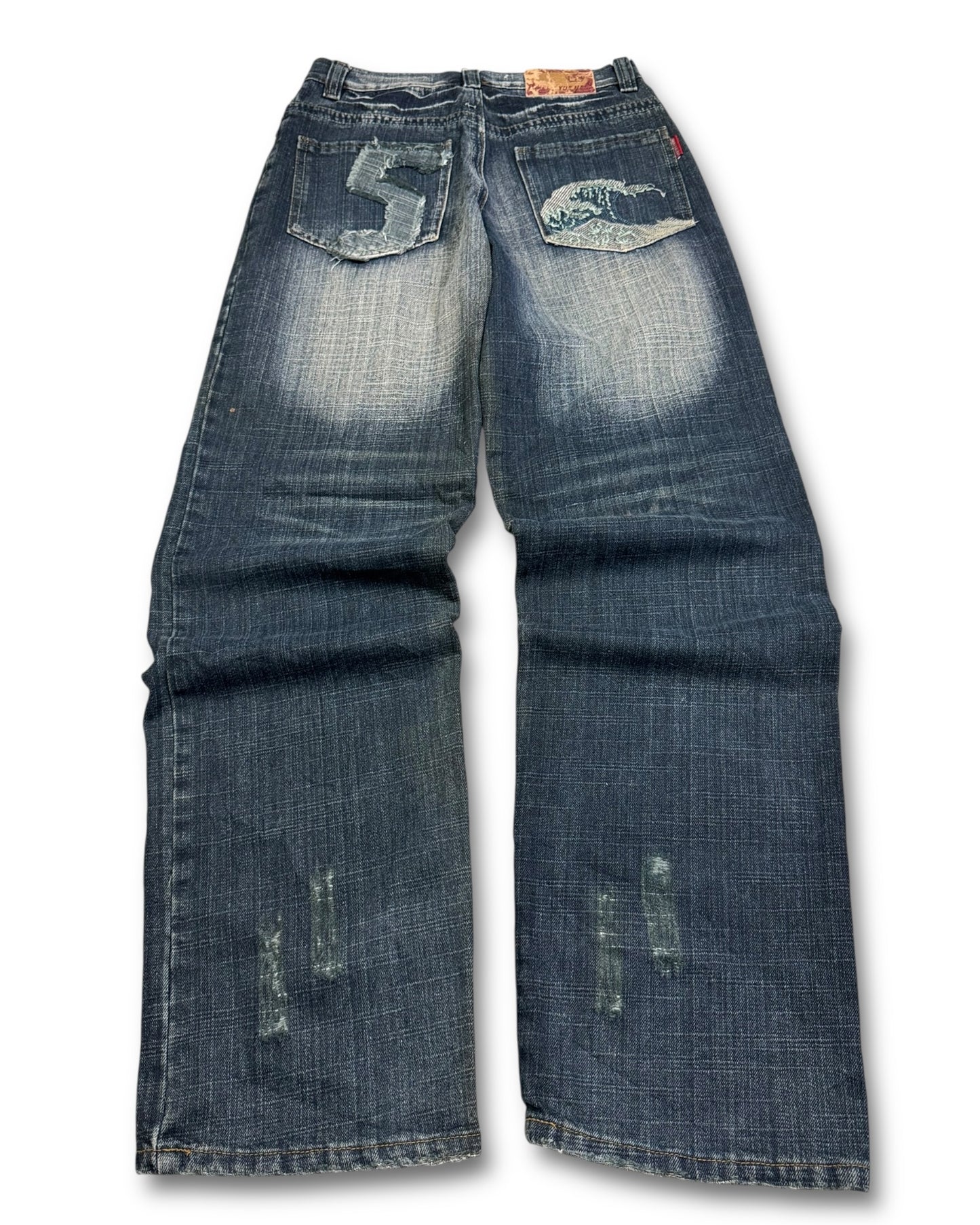 2000's Sheng Yue Han Straight Japanese Style Jeans *rare 28x32 (S)