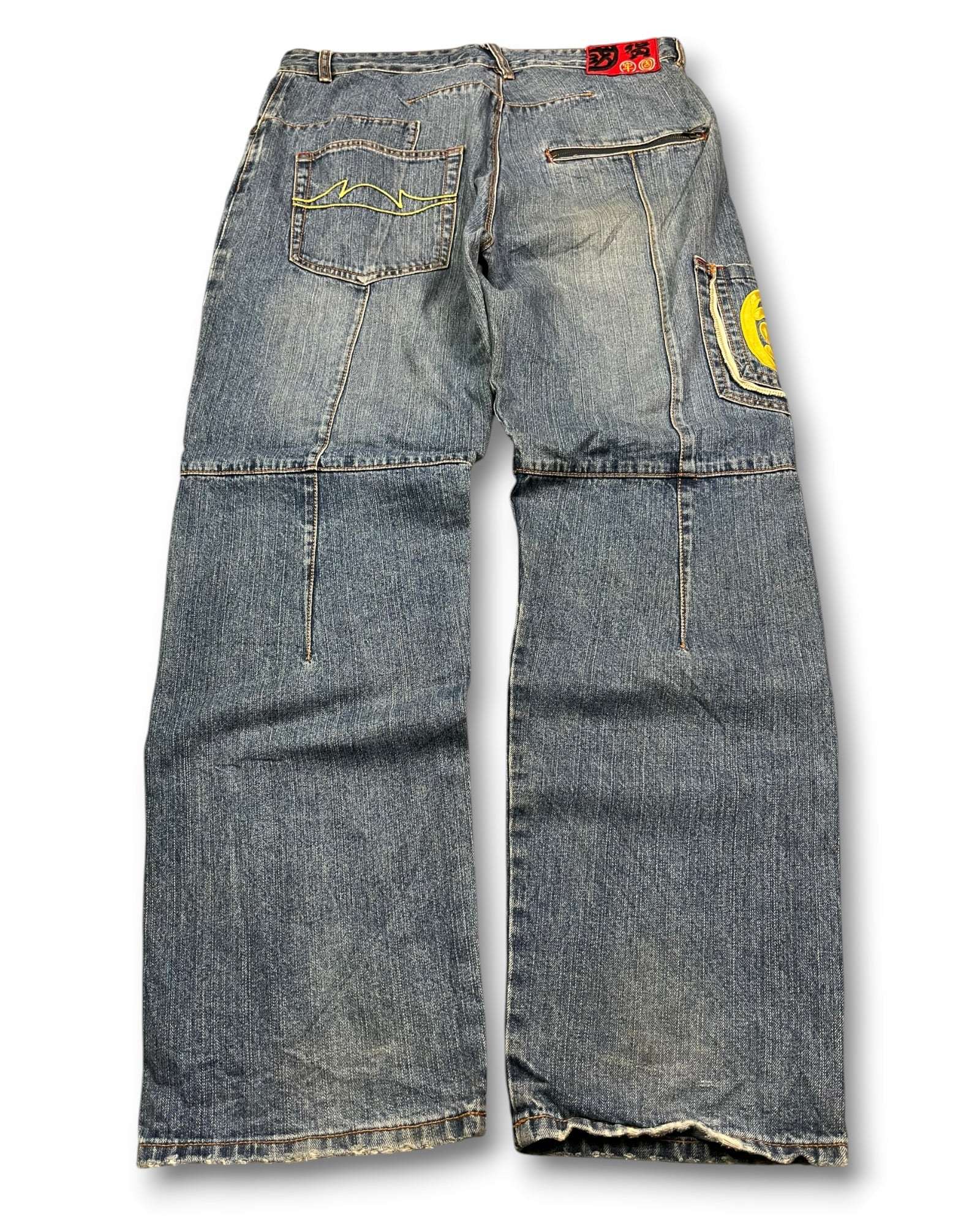 2000's Japanese Baggy Jeans *rare 36x32 (XL)