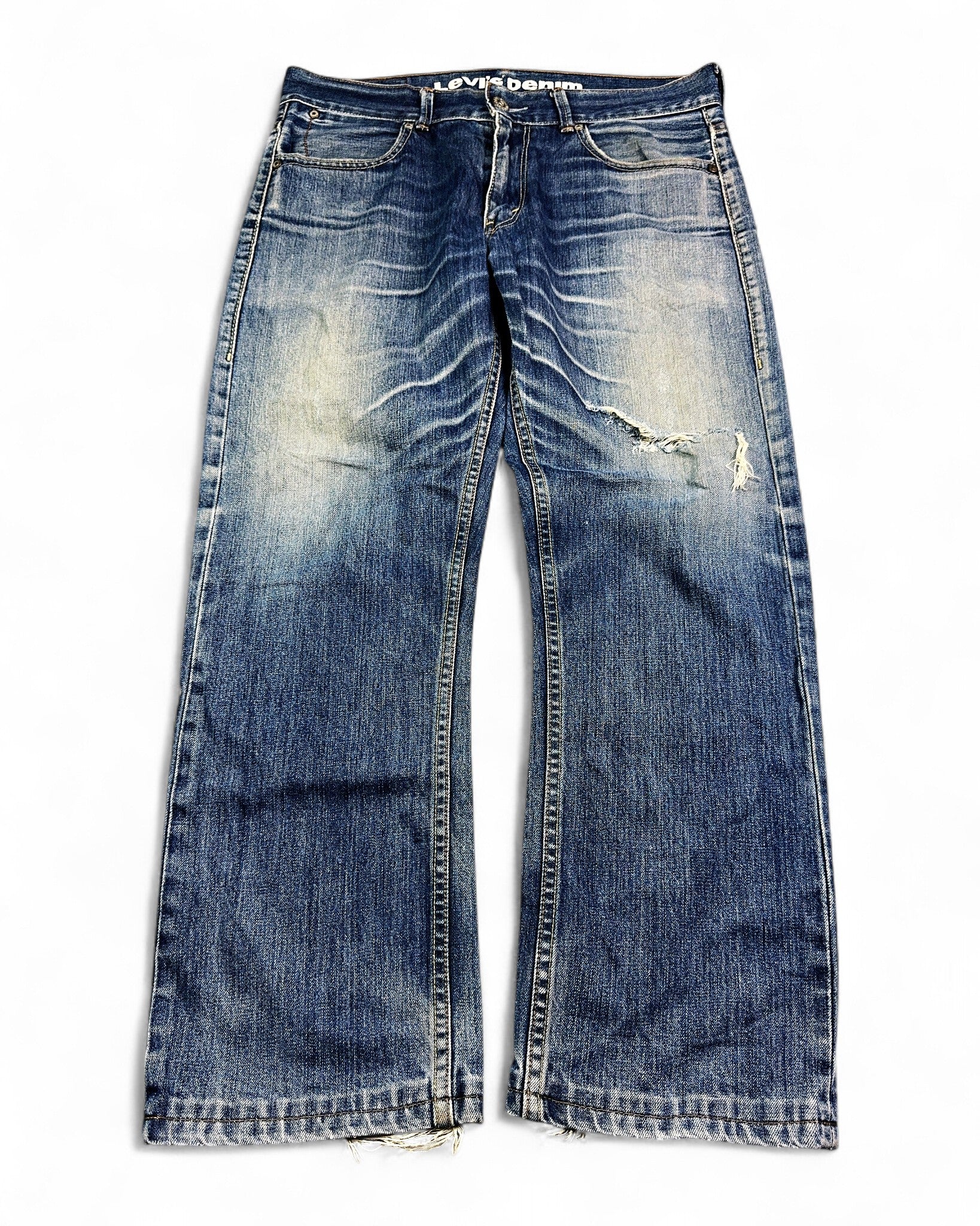2000's Levi's Straight/Baggy Jeans *rare 35x30 (L)
