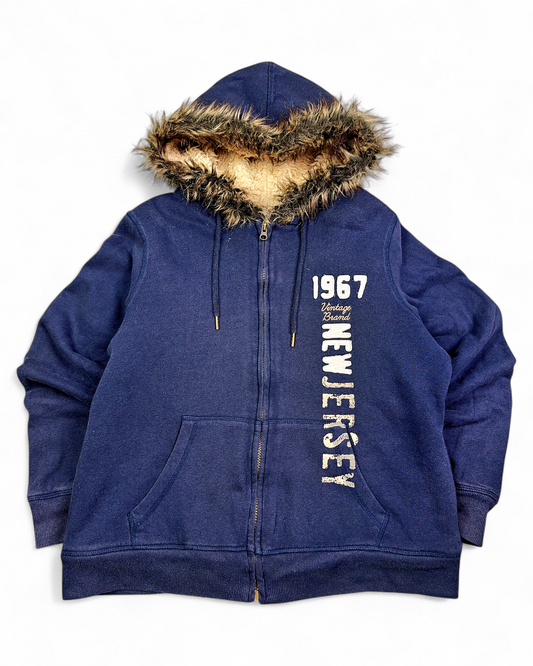 2000's Athletic Vintage Zip Hoodie * (M)