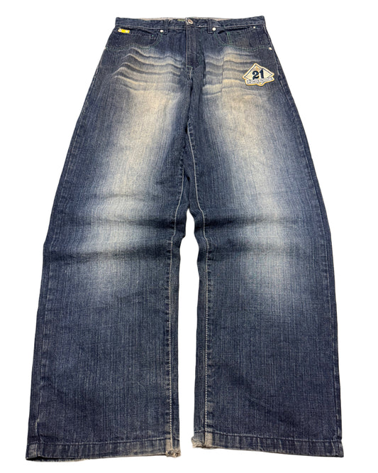 2000‘s Southpole Hip Hop Baggy Jeans *rare 34x34