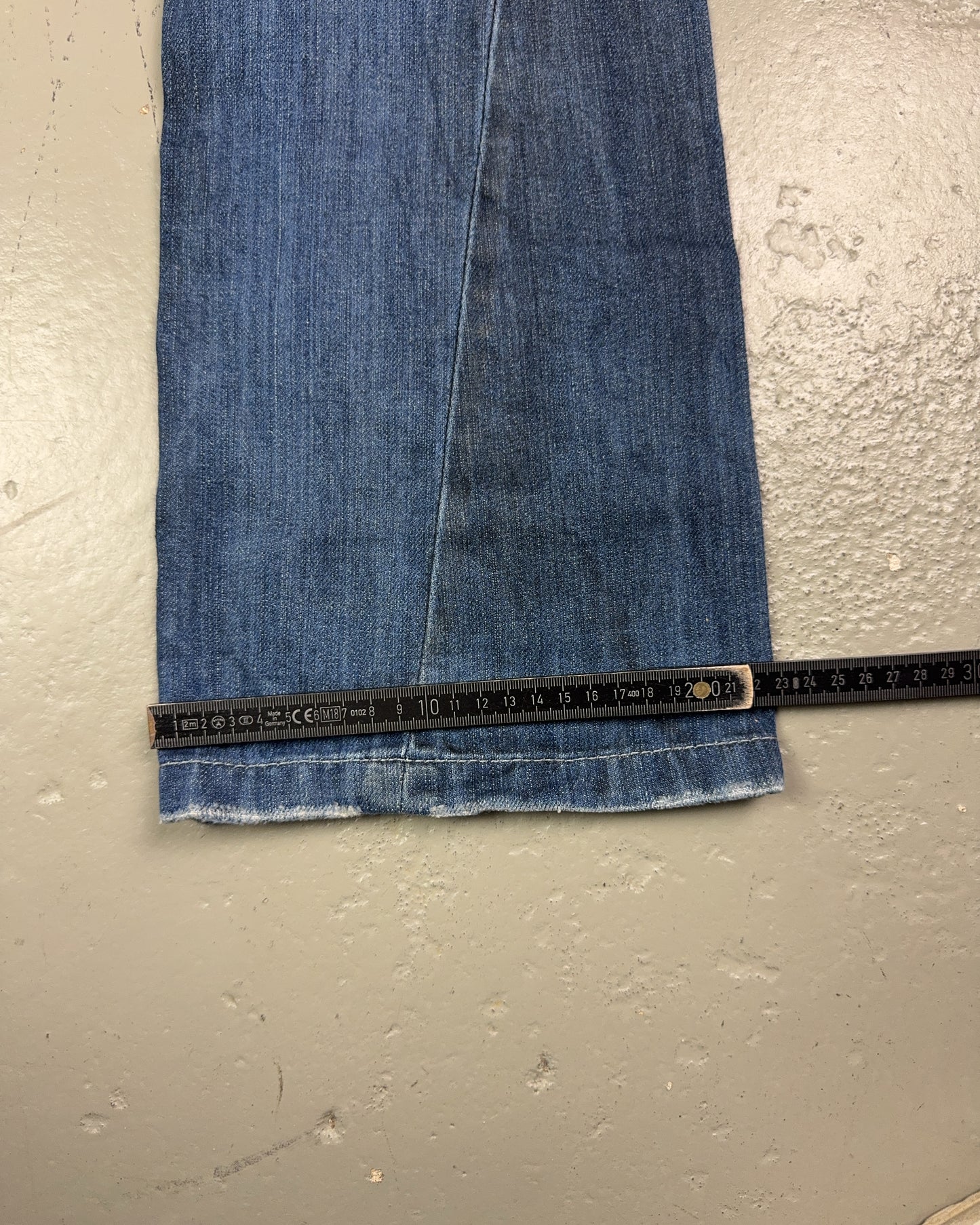 2000's Drive Korean Archive Low Waist/Bootcut Jeans Women's *very rare 28x32 (S)