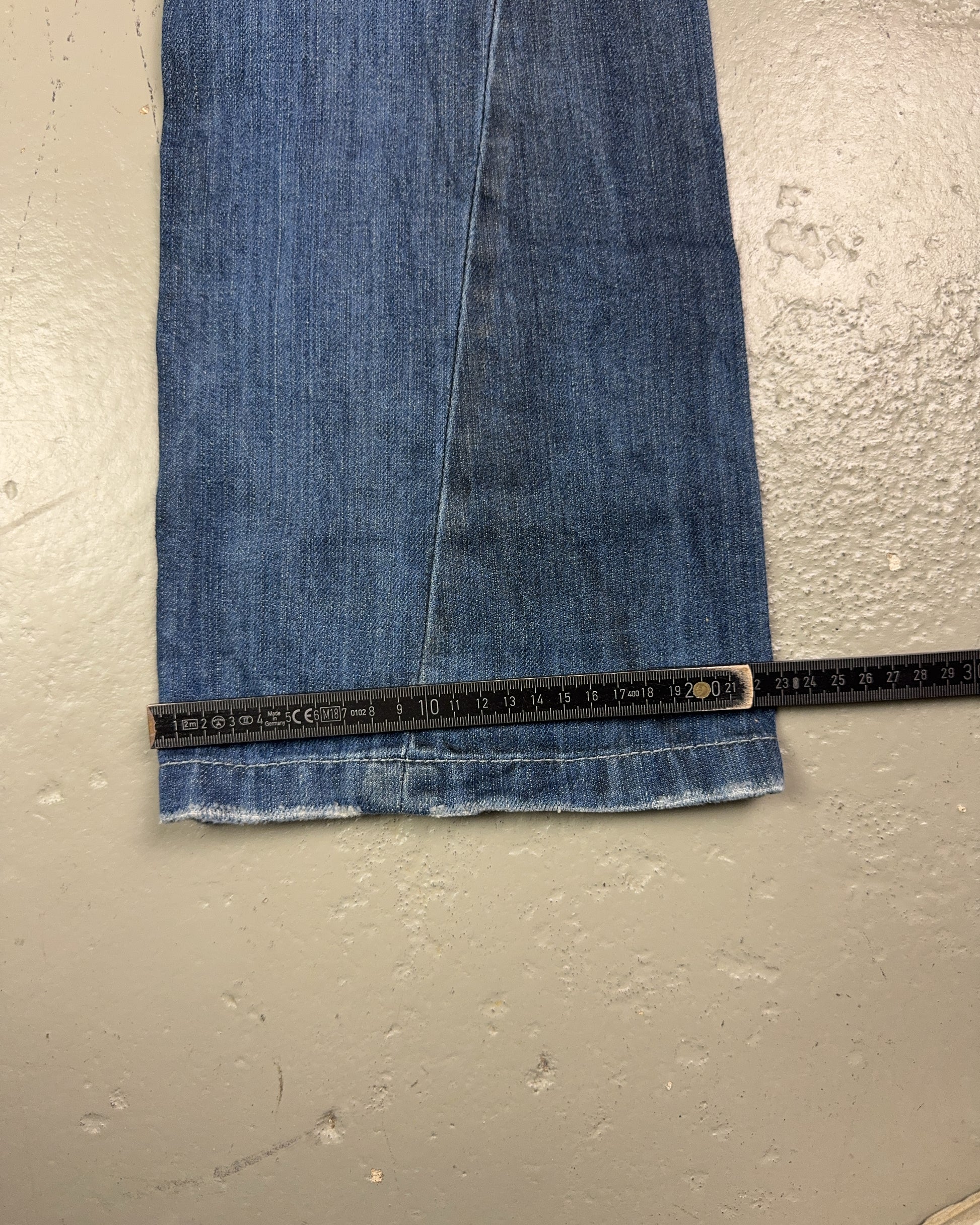 2000's Drive Korean Archive Low Waist/Bootcut Jeans Women's *very rare 28x32 (S)
