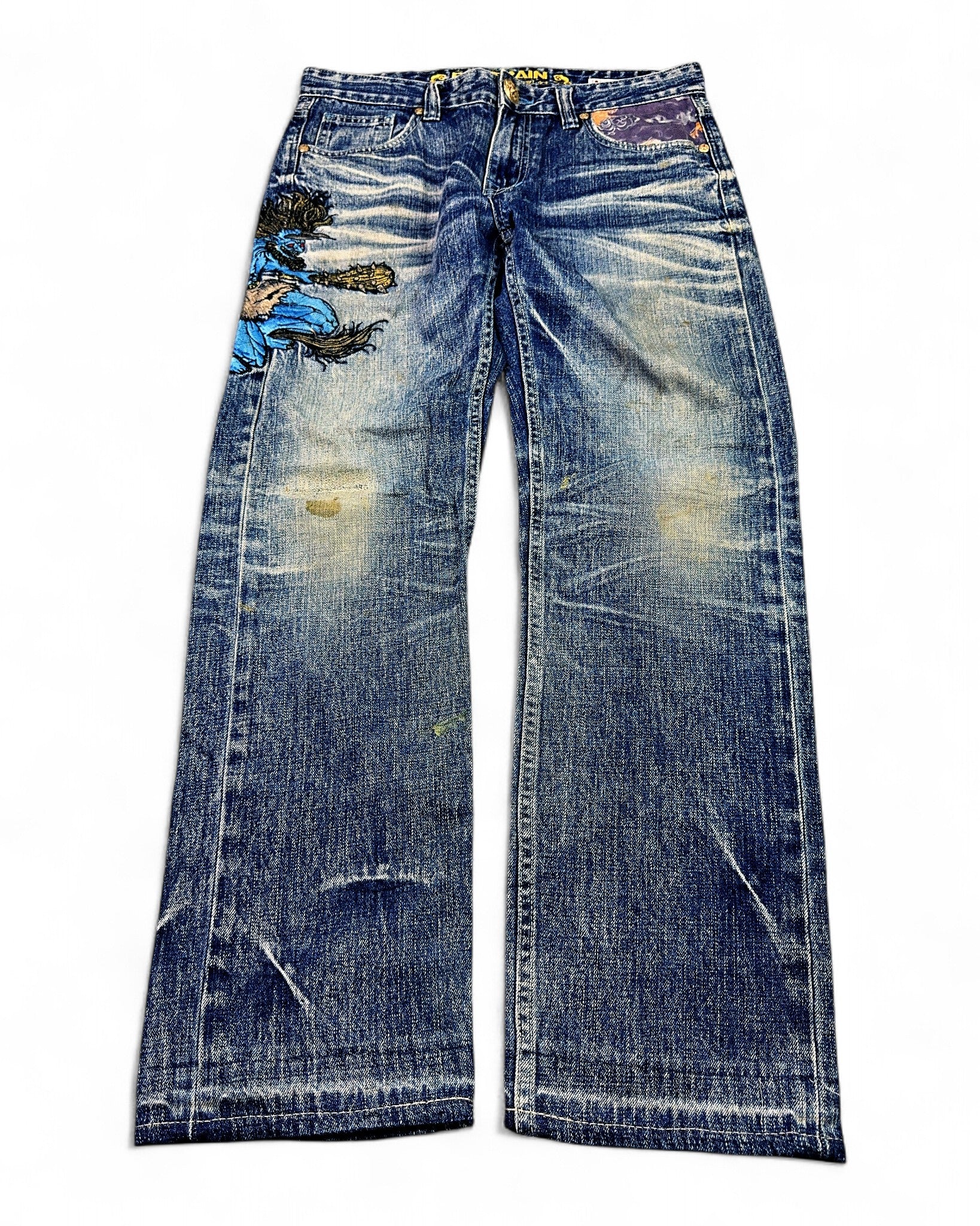 2000's Big Train Japanese Archive Straight Jeans *very rare 32x30 (M)