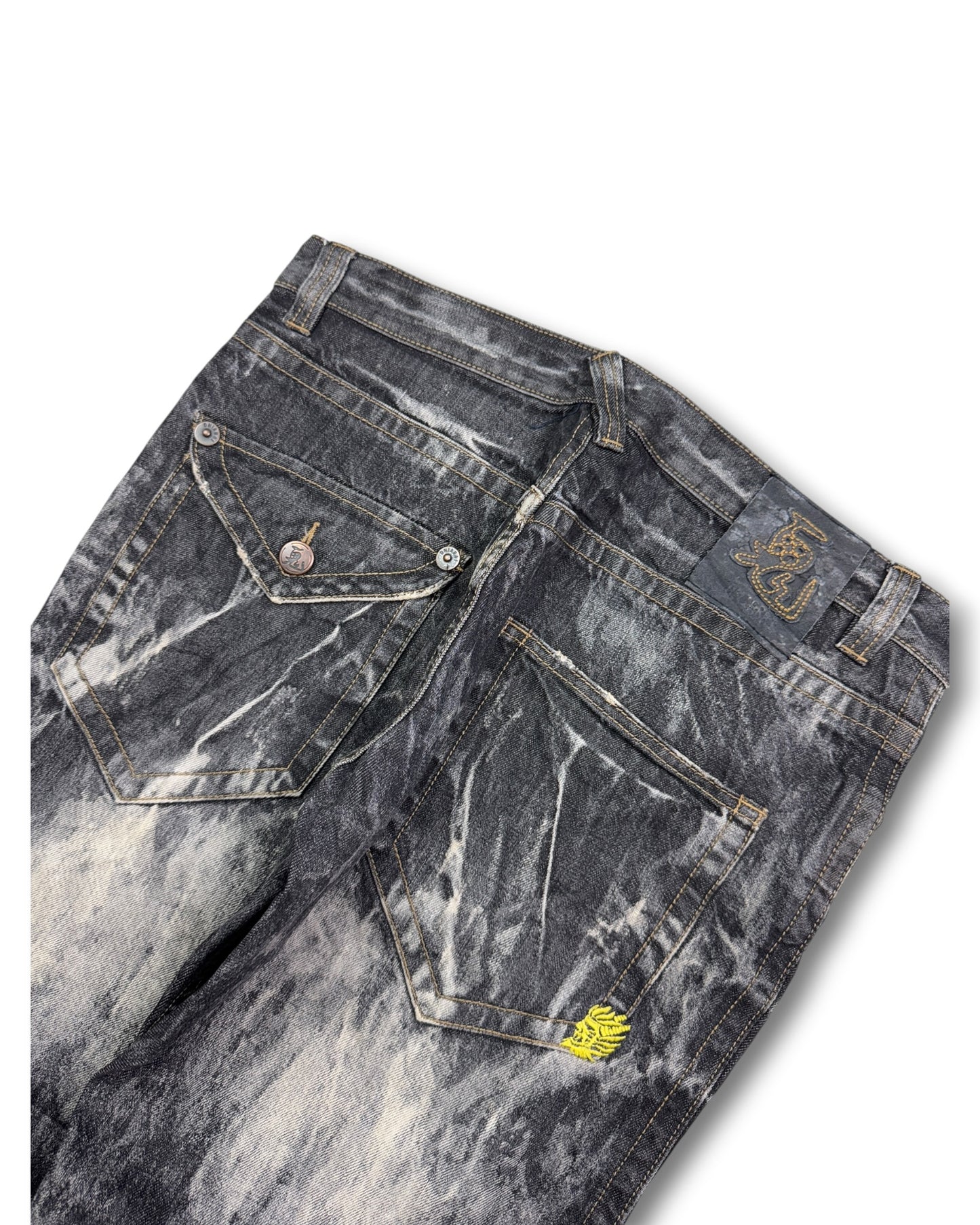 2000's Oniarai Japanese Baggy Jeans *very rare 36x30 (XL)