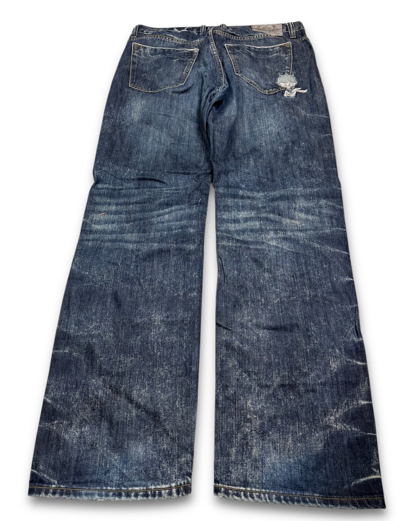 2000's Big Train Baggy Japanese Archive Jeans *very rare 36x32 (XL)