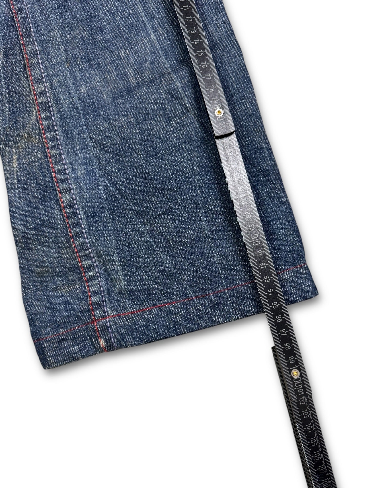 2000's Riobera Japanese Archive Low Waist/Flared Jeans Women's Women's *extremely rare 28x28 (S)