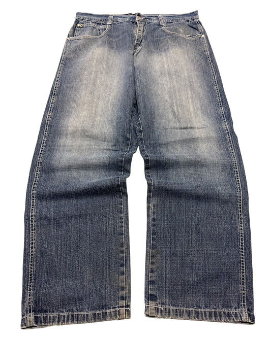 2000‘s Southpole Hip Hop Baggy Jeans *rare 38x32