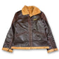2000's Faux Leather Pilot Jacket * (S)