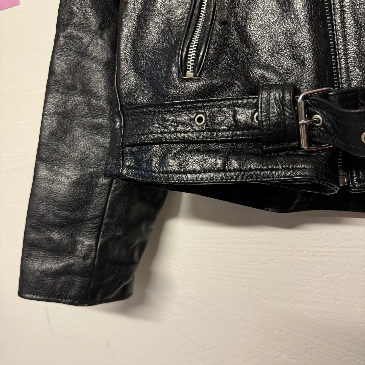 90‘s Biker Archive Lederjacke *sehr selten (L)