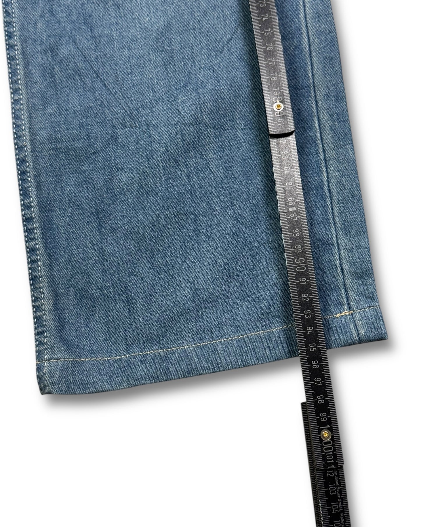 2010's Big Train Japanese Light Cotton Baggy Jeans *rare 32x28 (M)