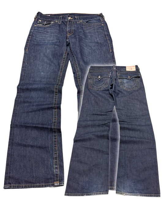 2000‘s True Religion Ricky Baggy Jeans *rare 36x34