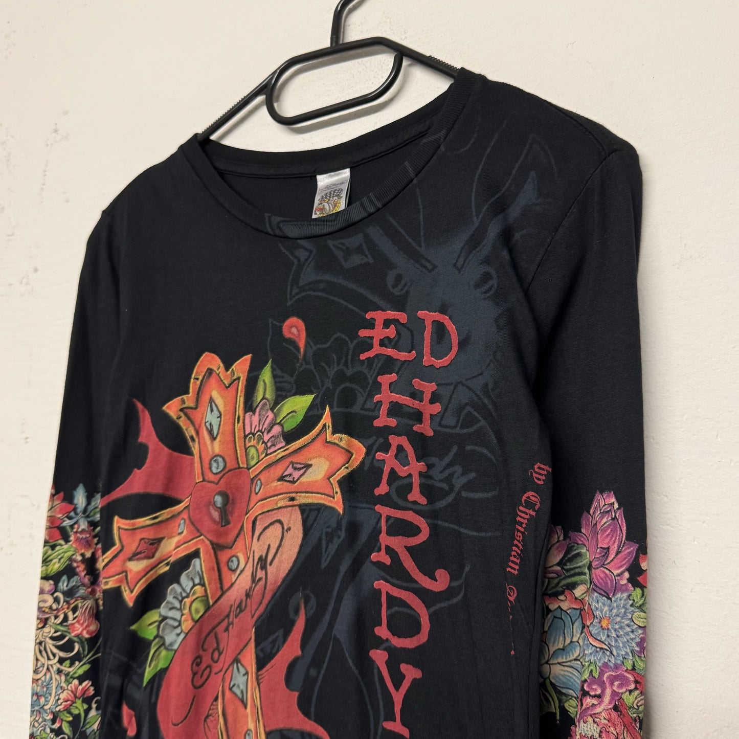 Y2K Ed Hardy Deadstock Longsleeve Women‘s made in U.S.A. *sehr selten (M)