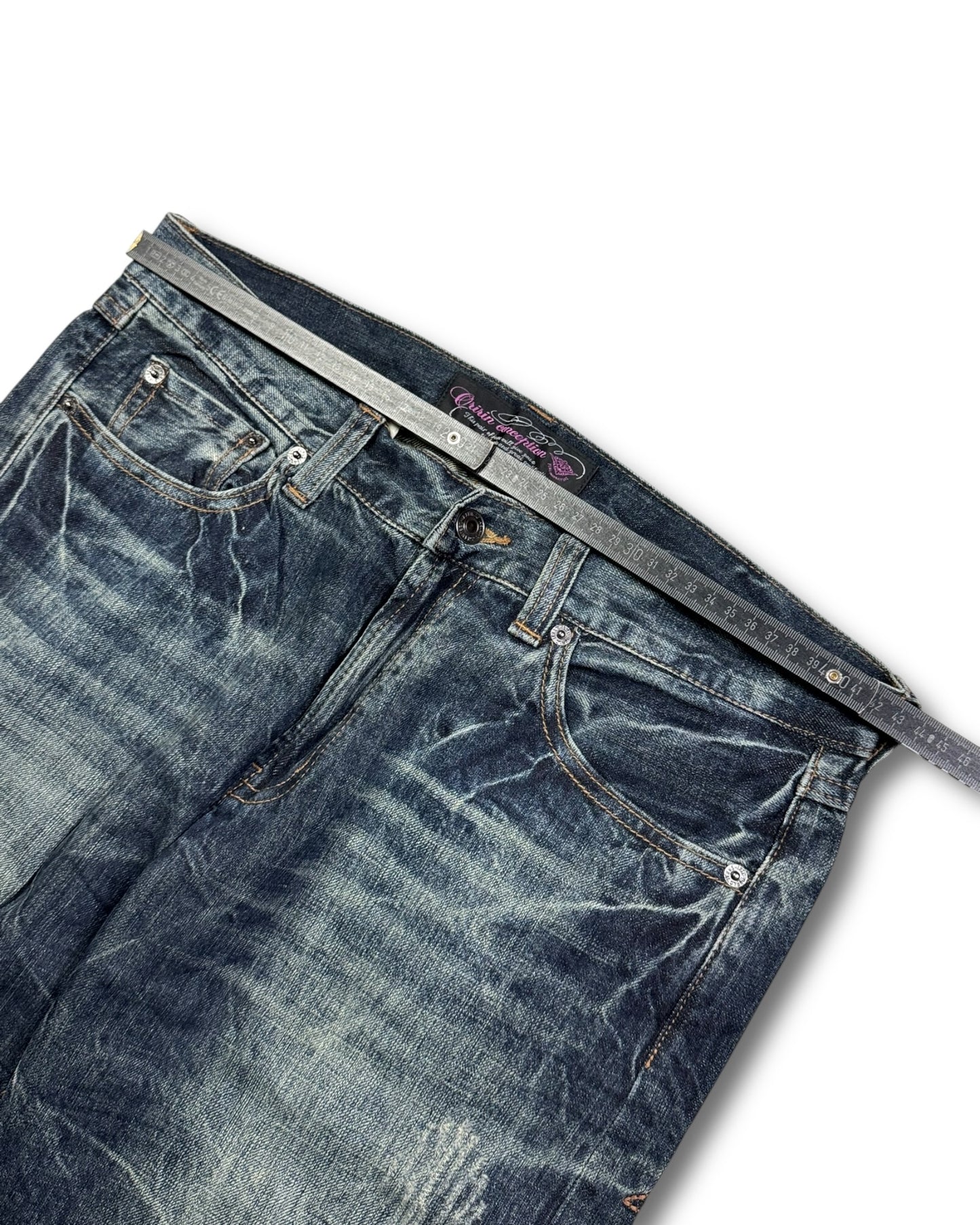 2000's Oririn Japanese Straight Jeans *very rare 32x30 (M)