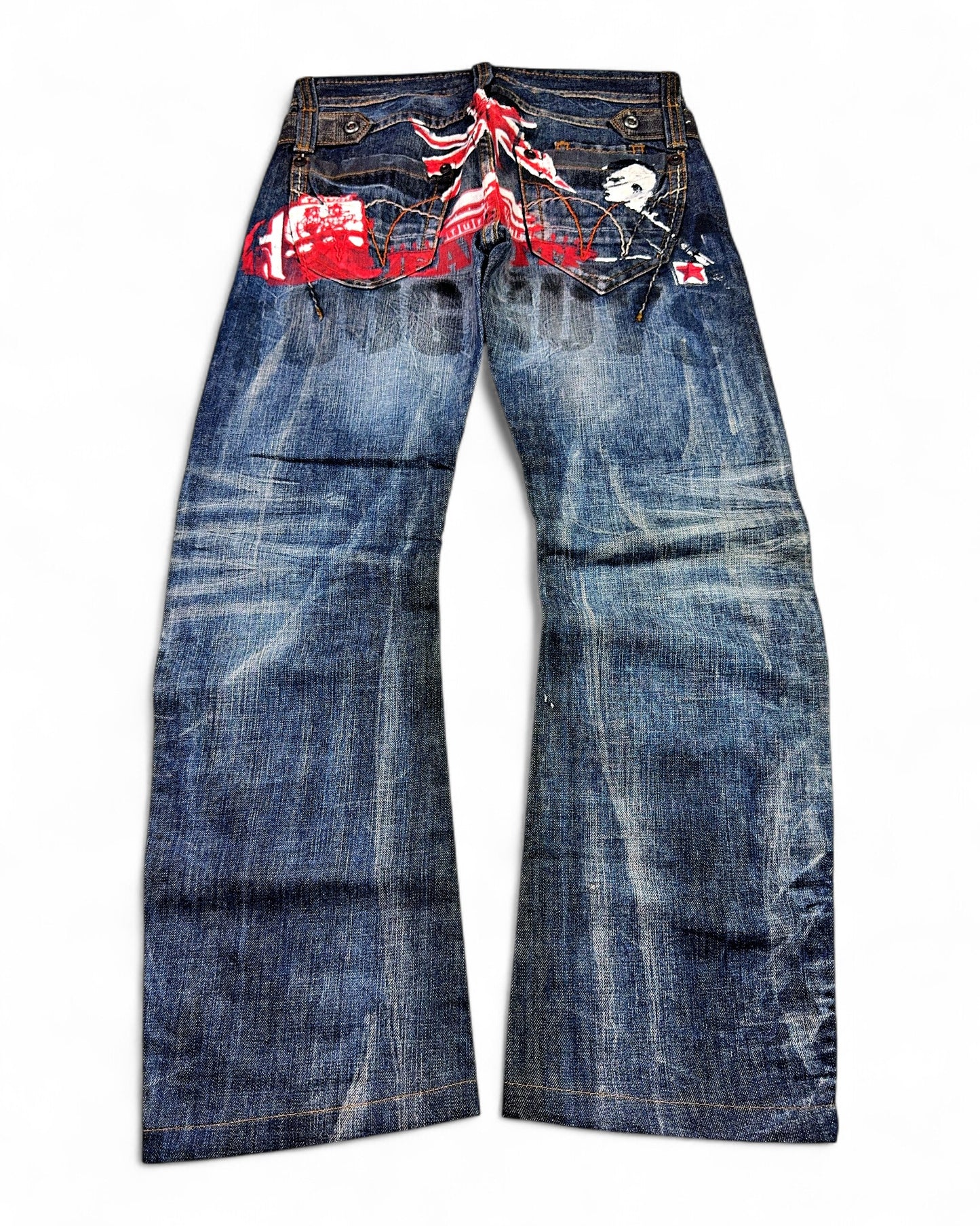 2000's Japanese Archive Straight Jeans *very rare 32x30 (M)