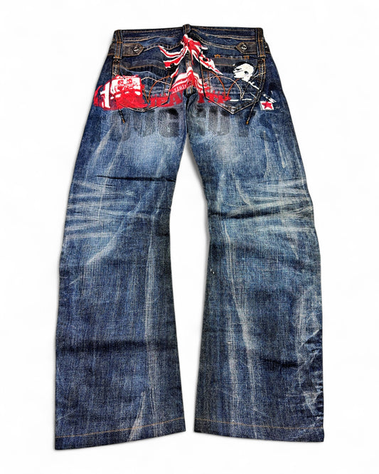 2000's Japanese Archive Straight Jeans *very rare 32x30 (M)