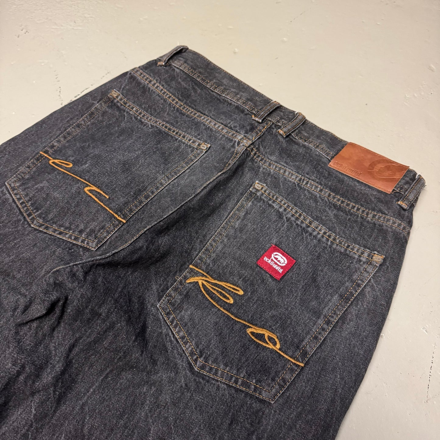 00‘s ECKŌ Unltd. Baggy Jeans *gekürzt 32x28