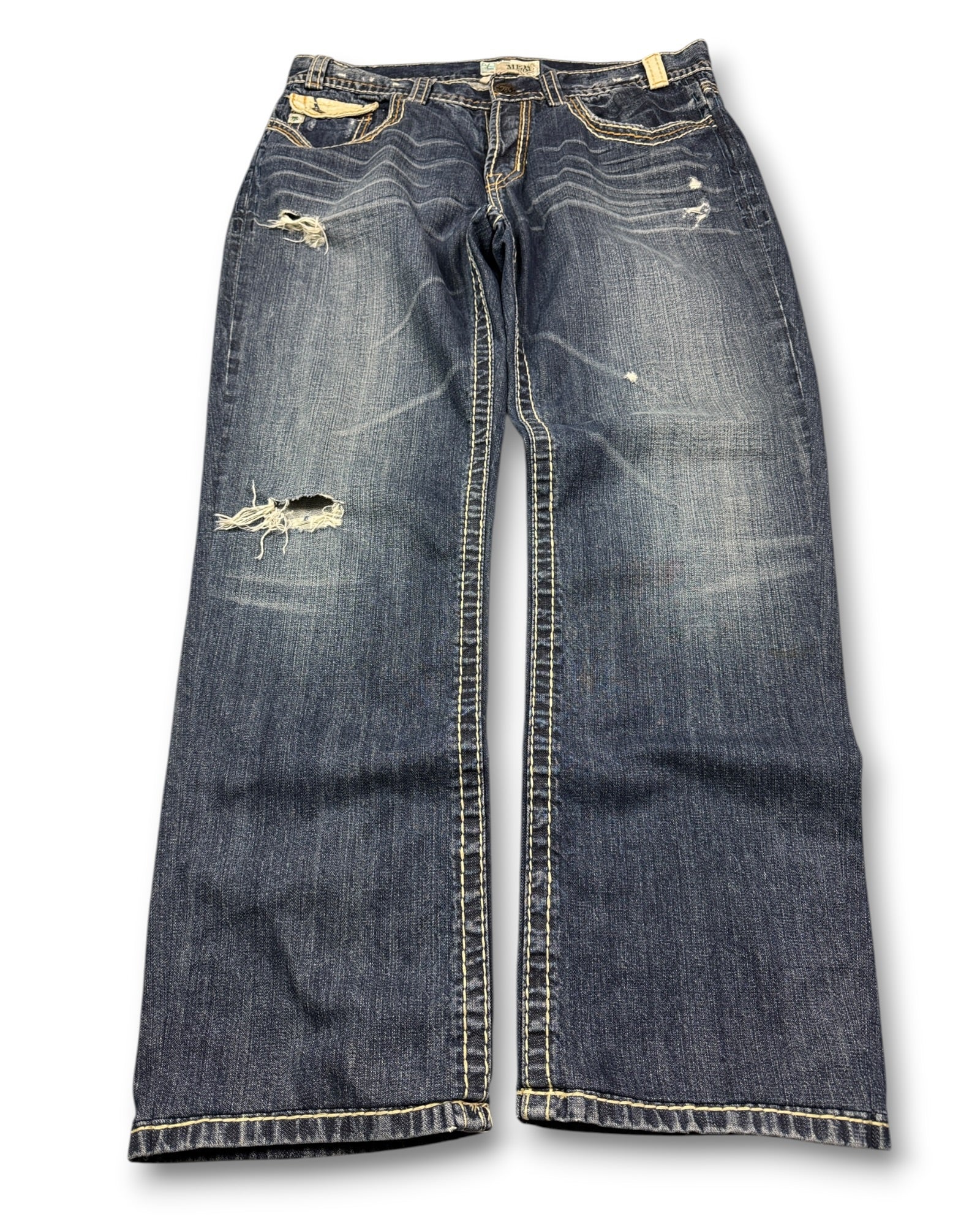 2000's Mek Denim Japanese Archive Baggy Jeans *very rare 38x34 (XXL)