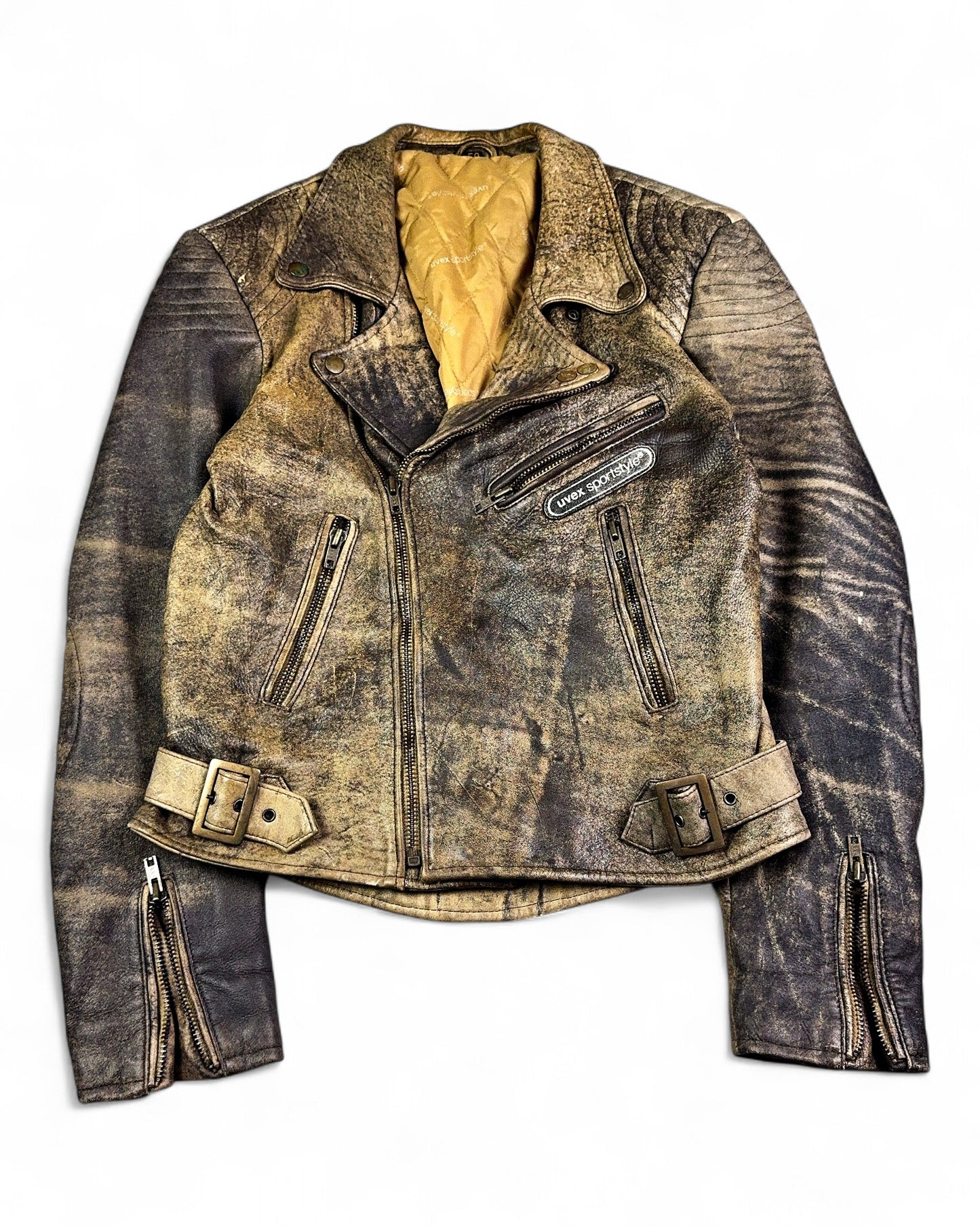 1990's Uvex Leather Jacket *very rare (M)