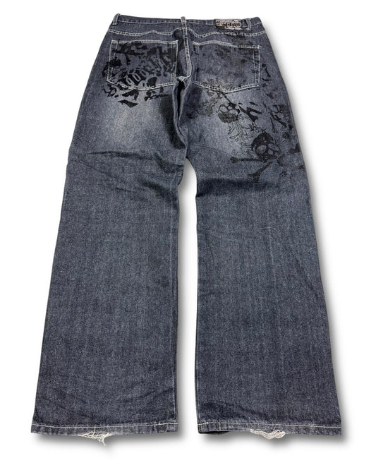 2000's Southpole Hip Hop Baggy Jeans *very rare 38x36 (XXL)