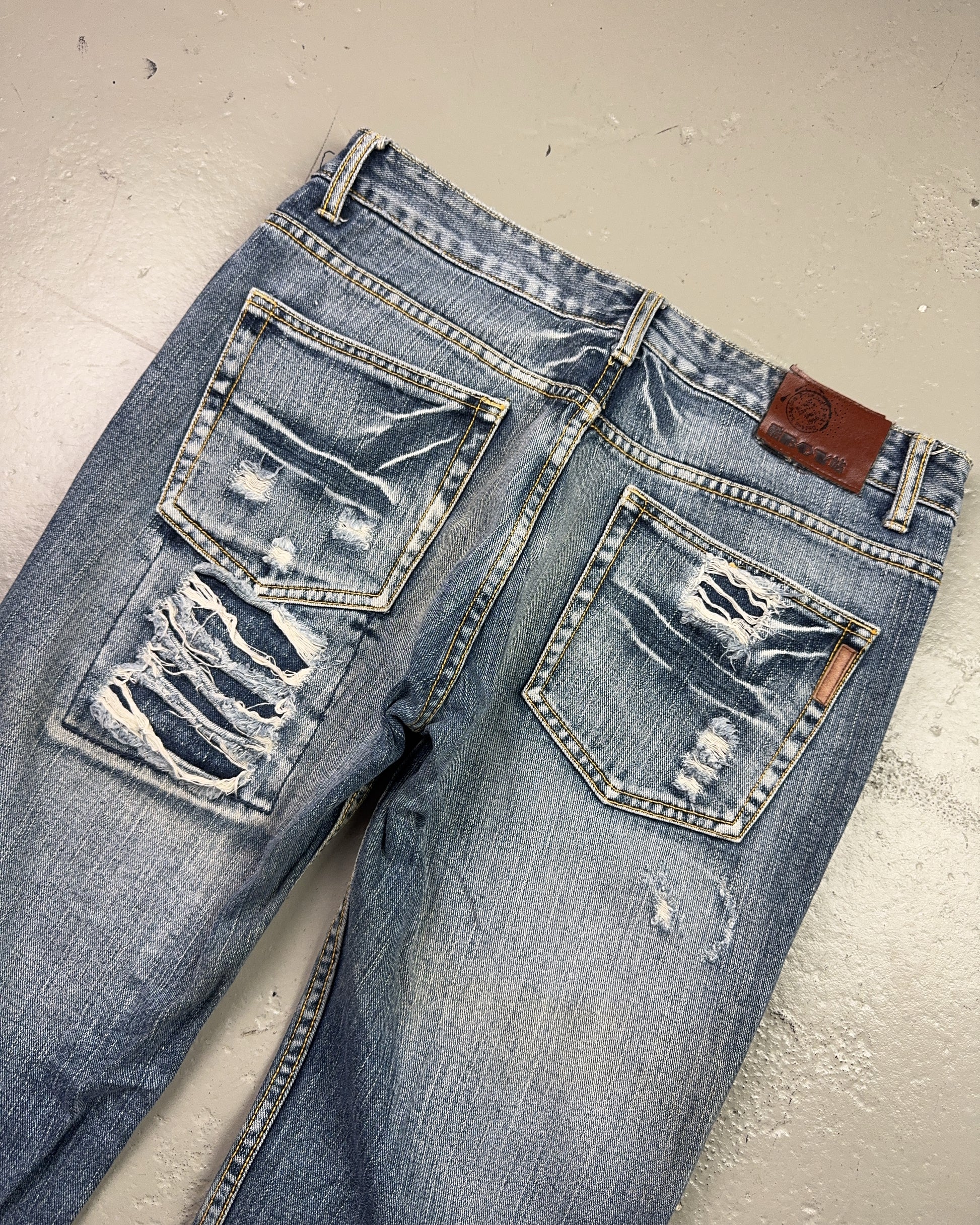 2000's Boy's Japanese Straight Jeans *very rare 34x32 (L)