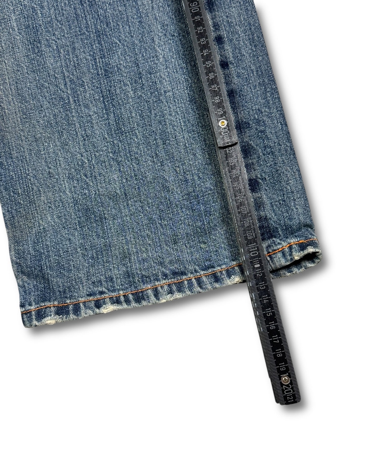 2000's Big Train Japanese Baggy Jeans *very rare 40x34 (XXL)