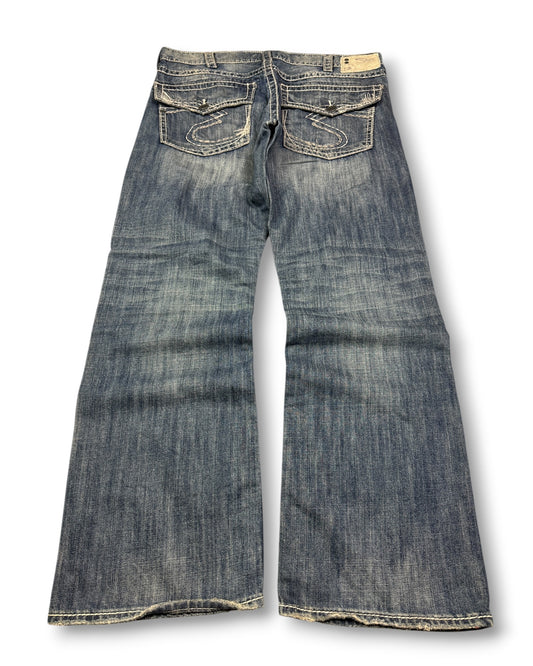 2000's Silver Jeans Women's *rare 38x32 (XXL)