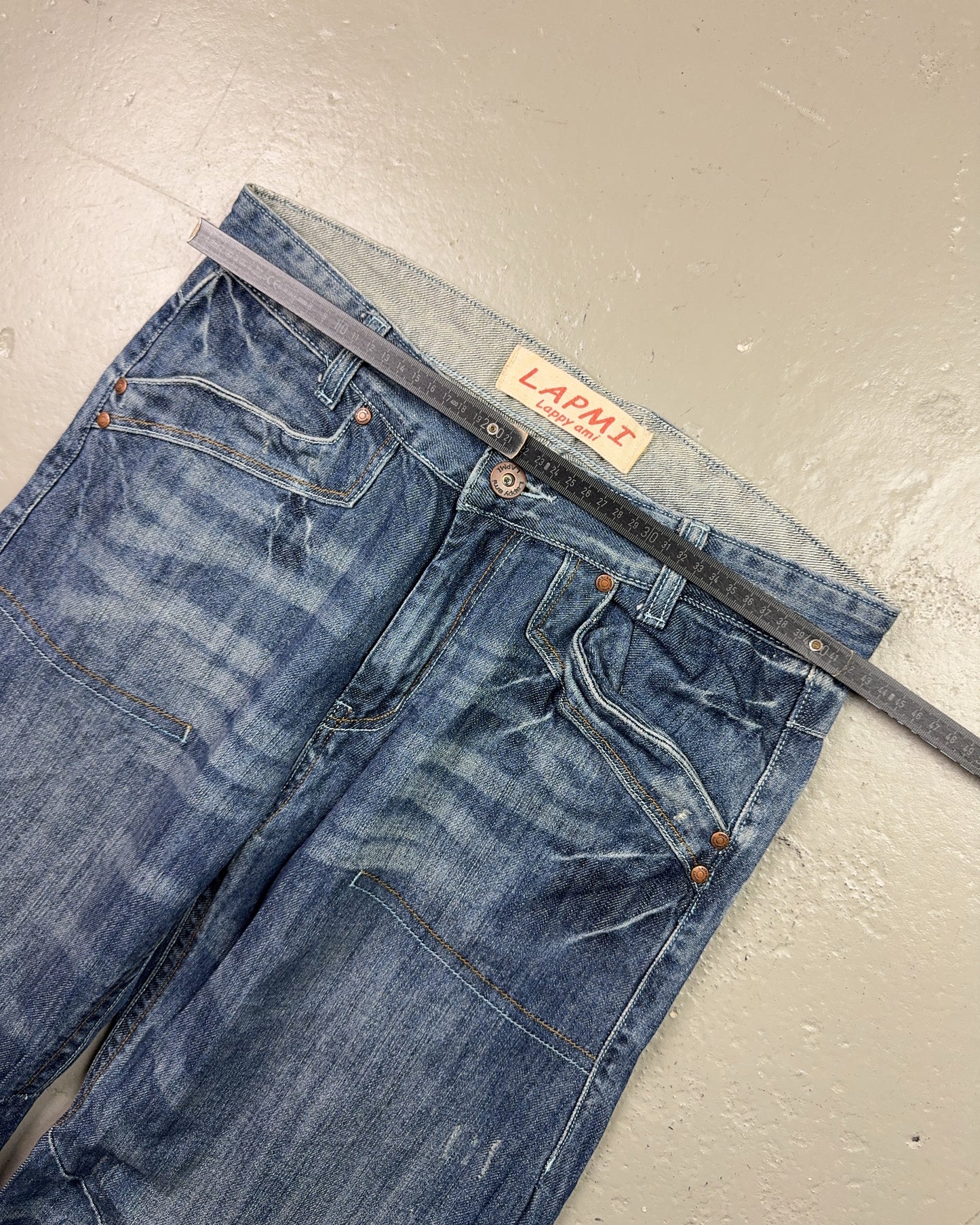 2000's Lapmi Japanese Baggy Jeans *rare 32x32 (M)