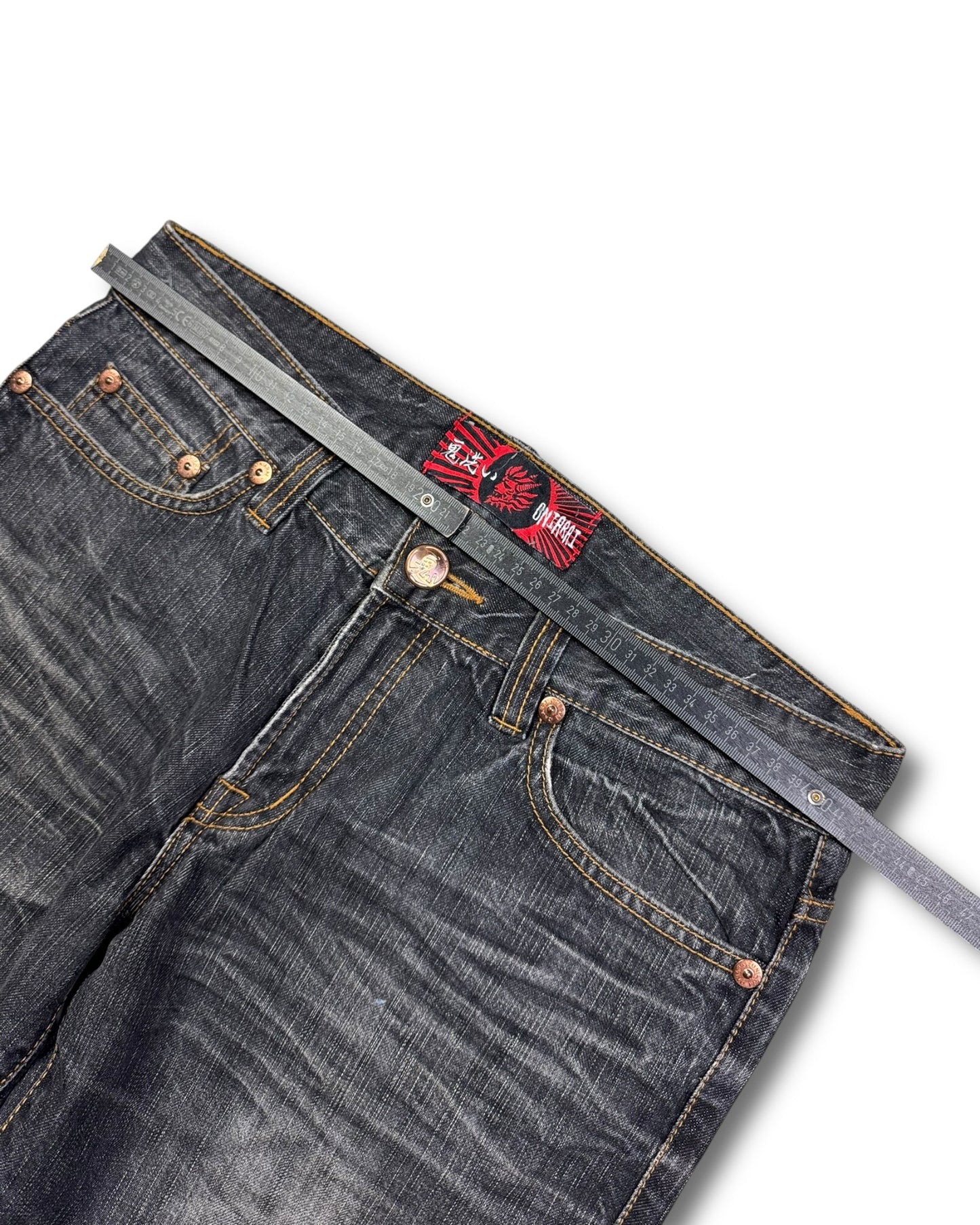 2000's Japanese Straight/Baggy Jeans *very rare 32x28 (M)