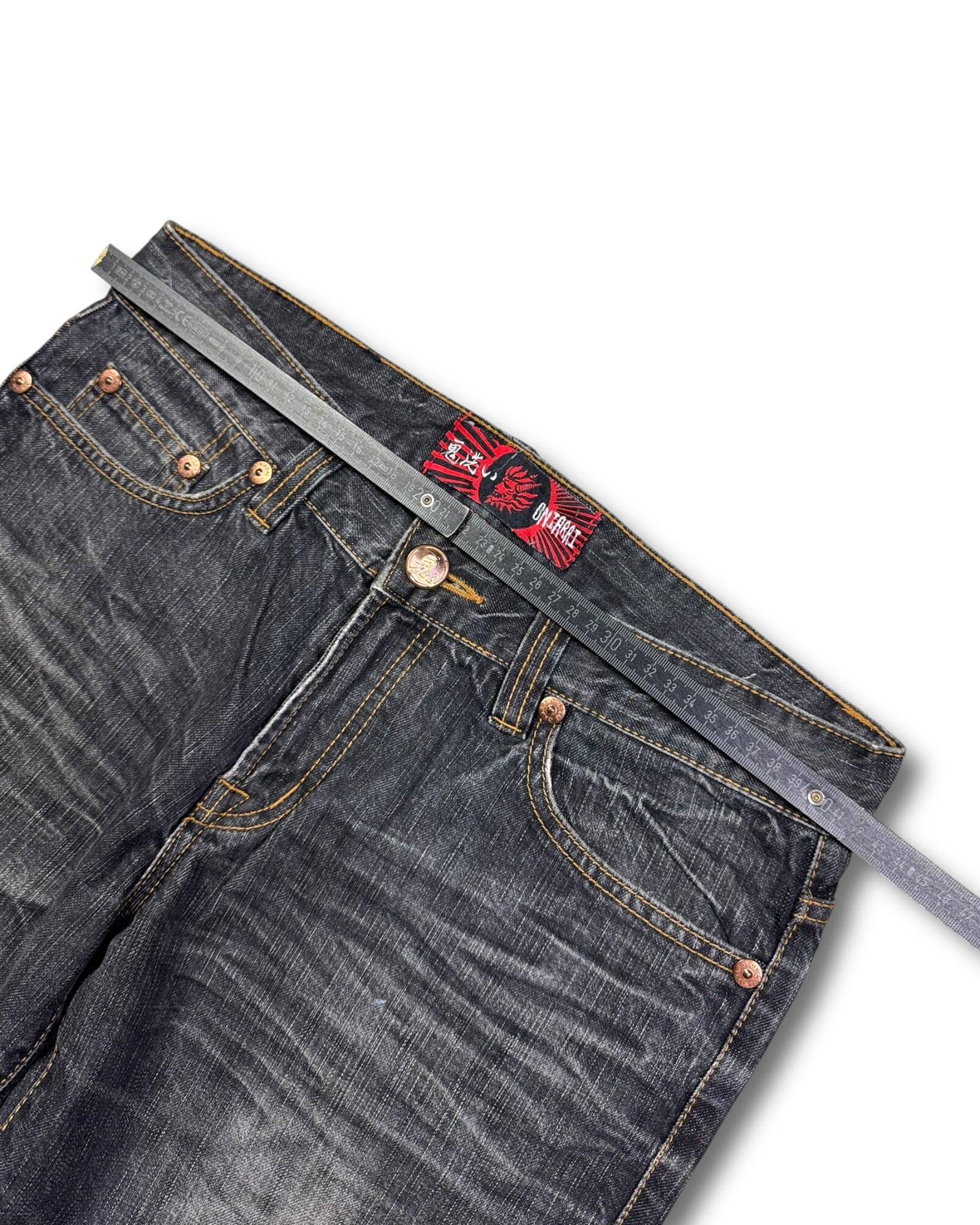 2000's Japanese Straight/Baggy Jeans *very rare 32x28 (M)