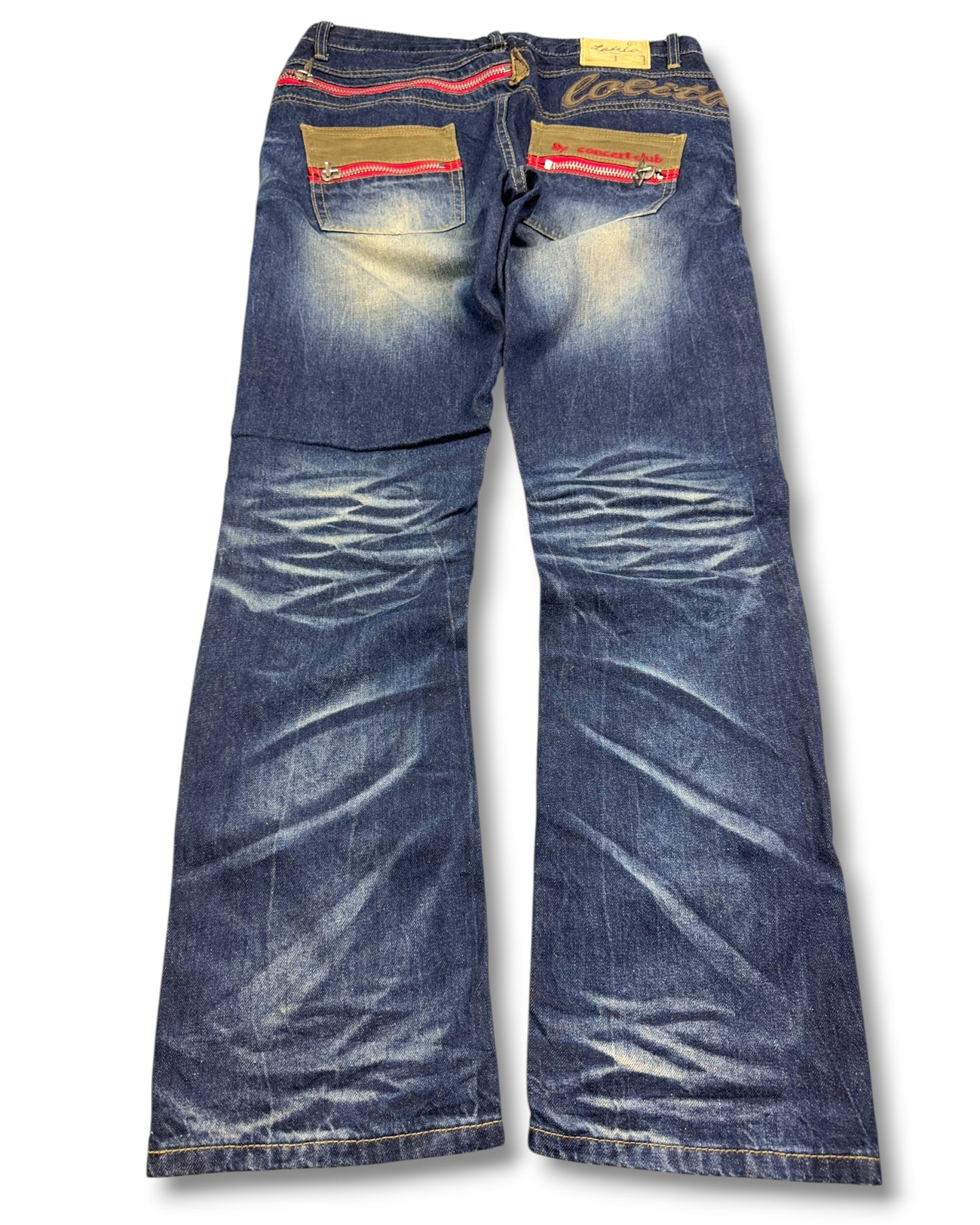 2000's Lolita Straight Japanese Archive Jeans *very rare 32x32 (M)