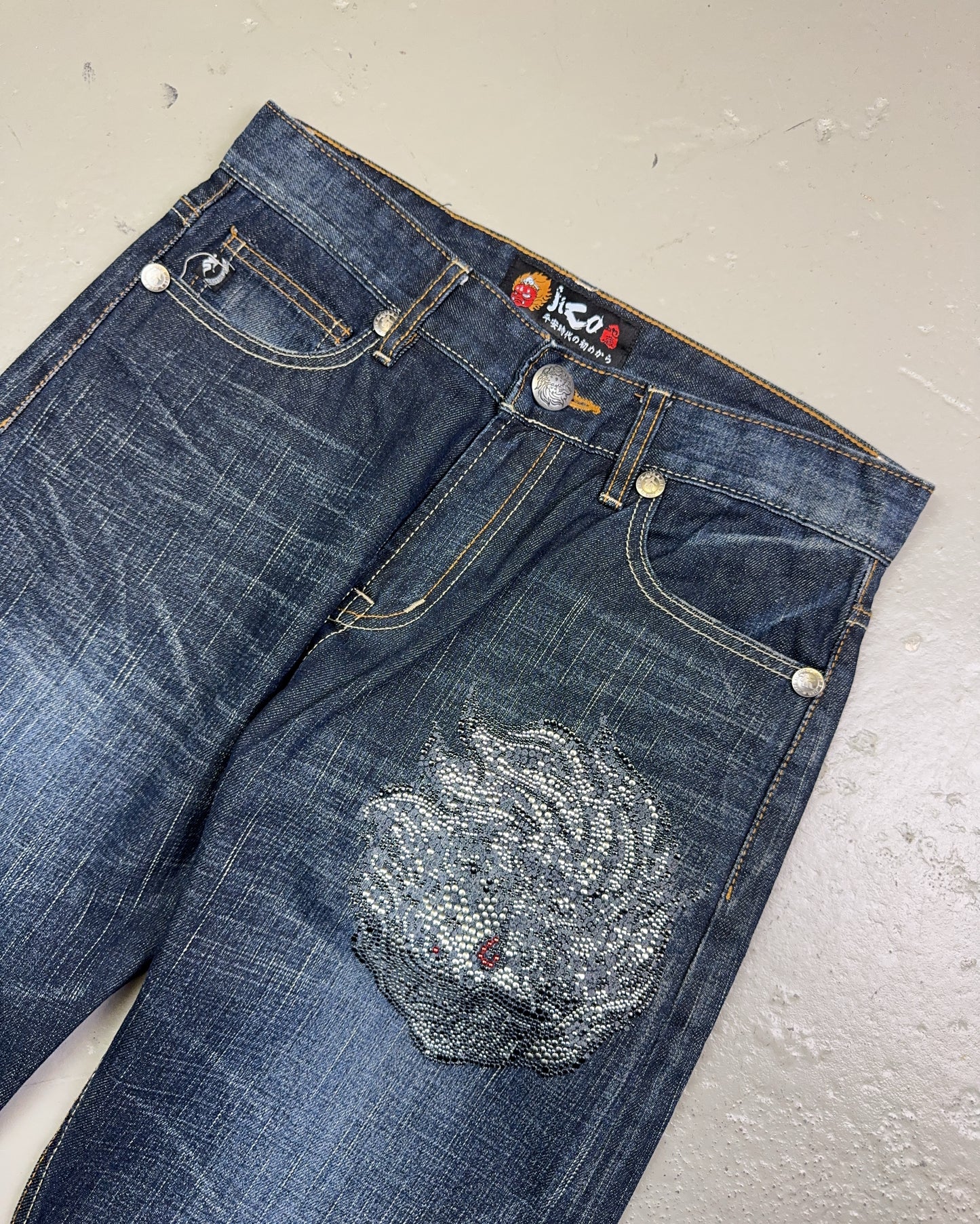 2000's Jizo Japanese Archive Straight/Baggy Jeans *very rare 30x34 (M)