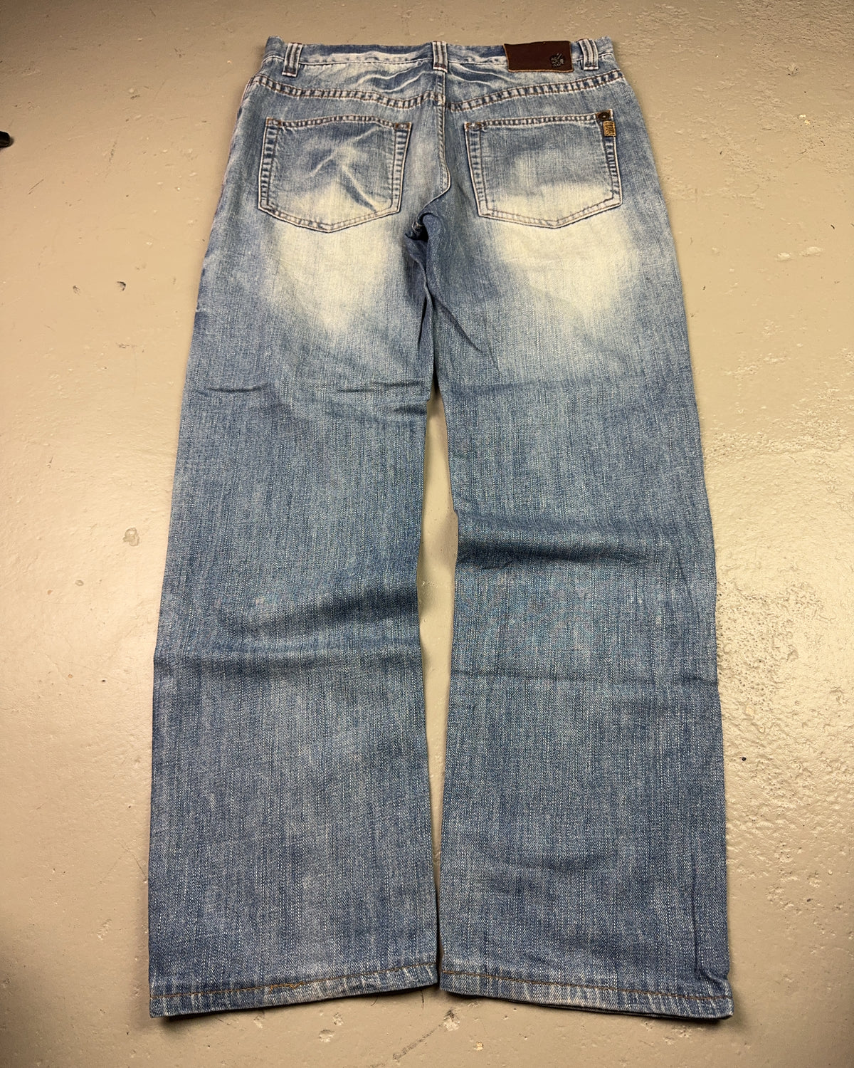 2000's Oniarai Japanese Straight/Baggy Jeans *rare 32x30 (M)