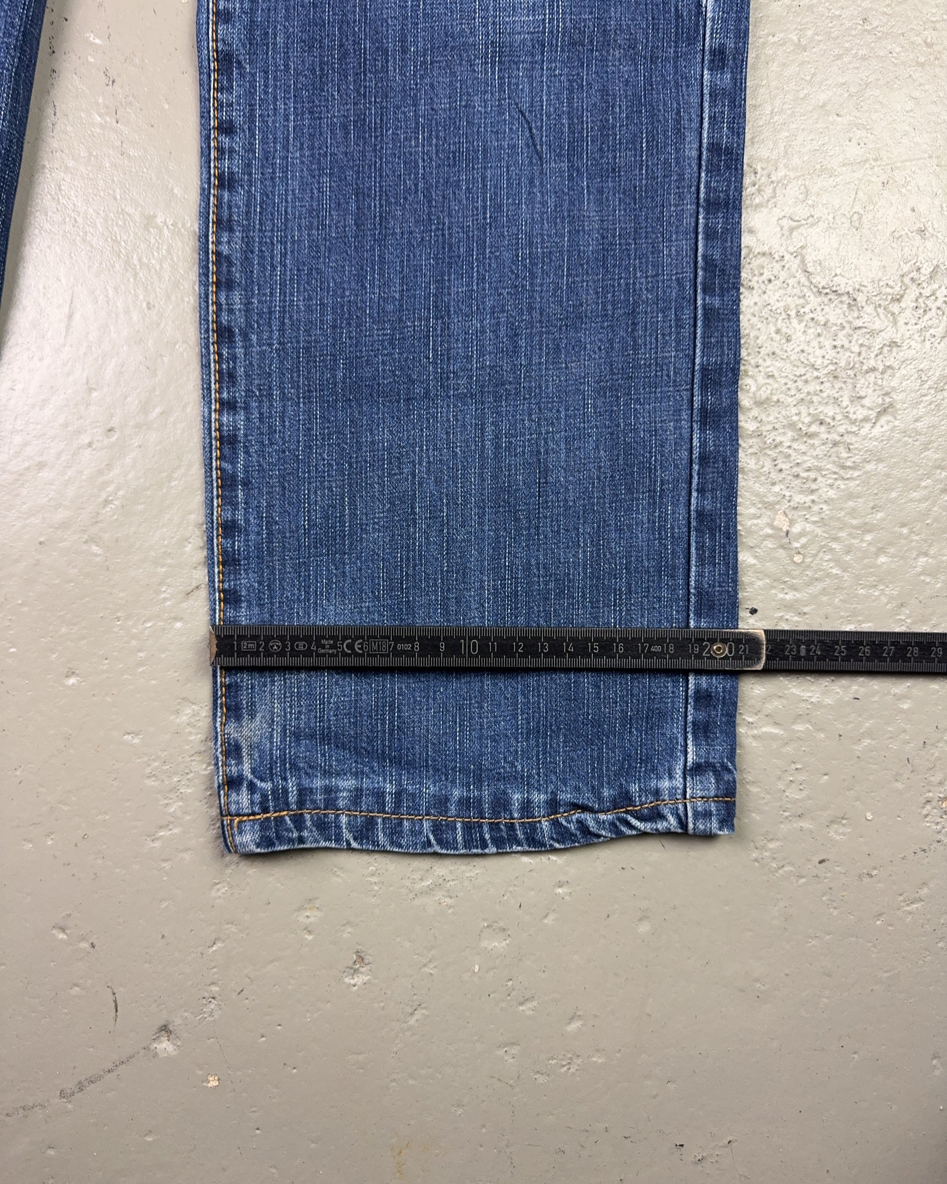 2000's Oniarai Japanese Straight/Baggy Jeans *rare 32x32 (M)