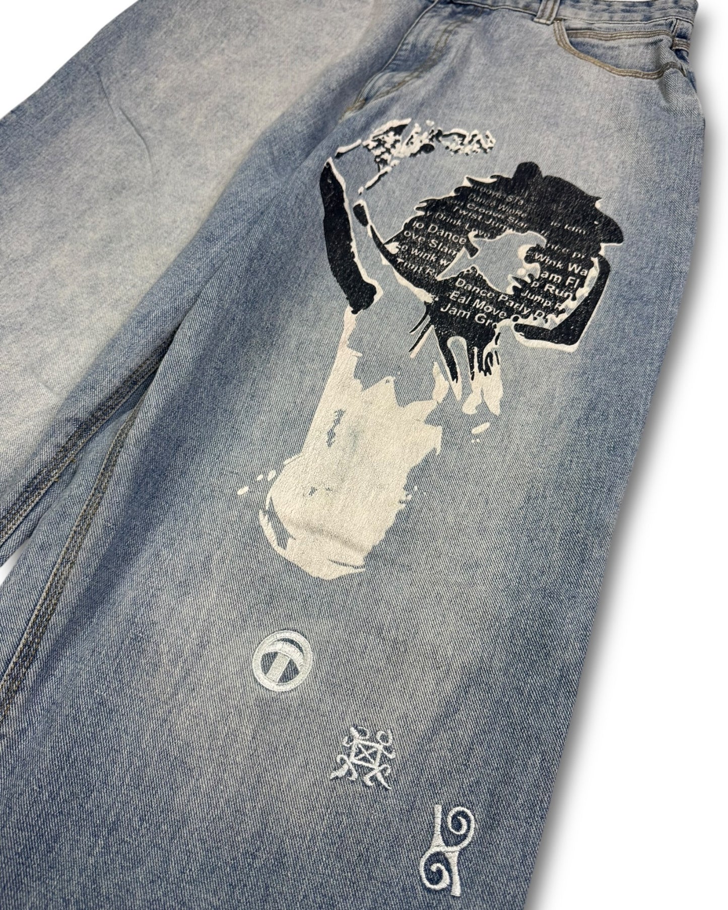 2000's Wazzup Hip Hop Baggy Jeans *very rare 32x32 (M)