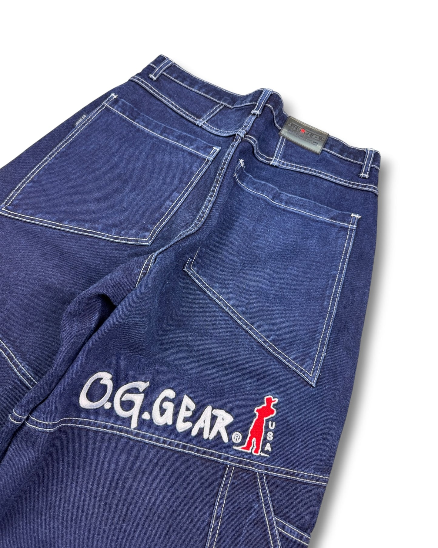 2000's O.G. Gear Hip Hop Baggy Jeans *very rare 32x34 (M)