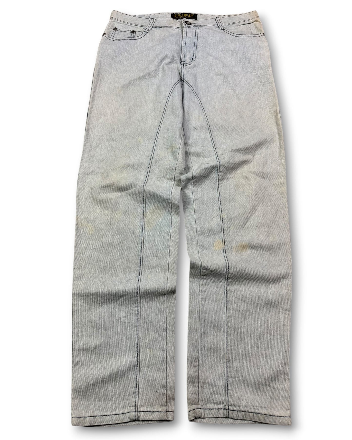 2000's Uniquan Straight/Baggy Japanese Jeans *rare 34x32 (L)